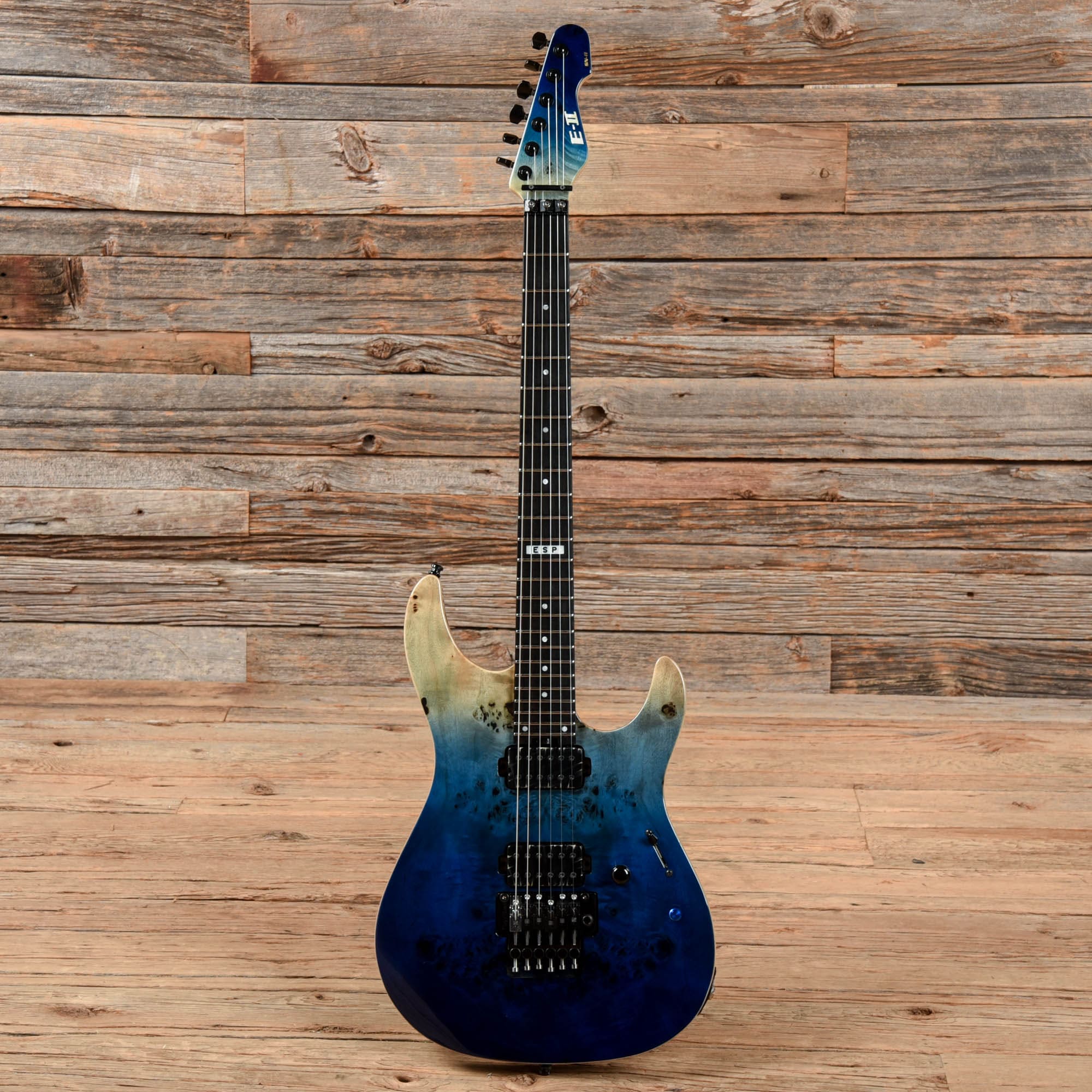 ESP E-II SN-2 Blue Natural Fade Electric Guitars / Solid Body