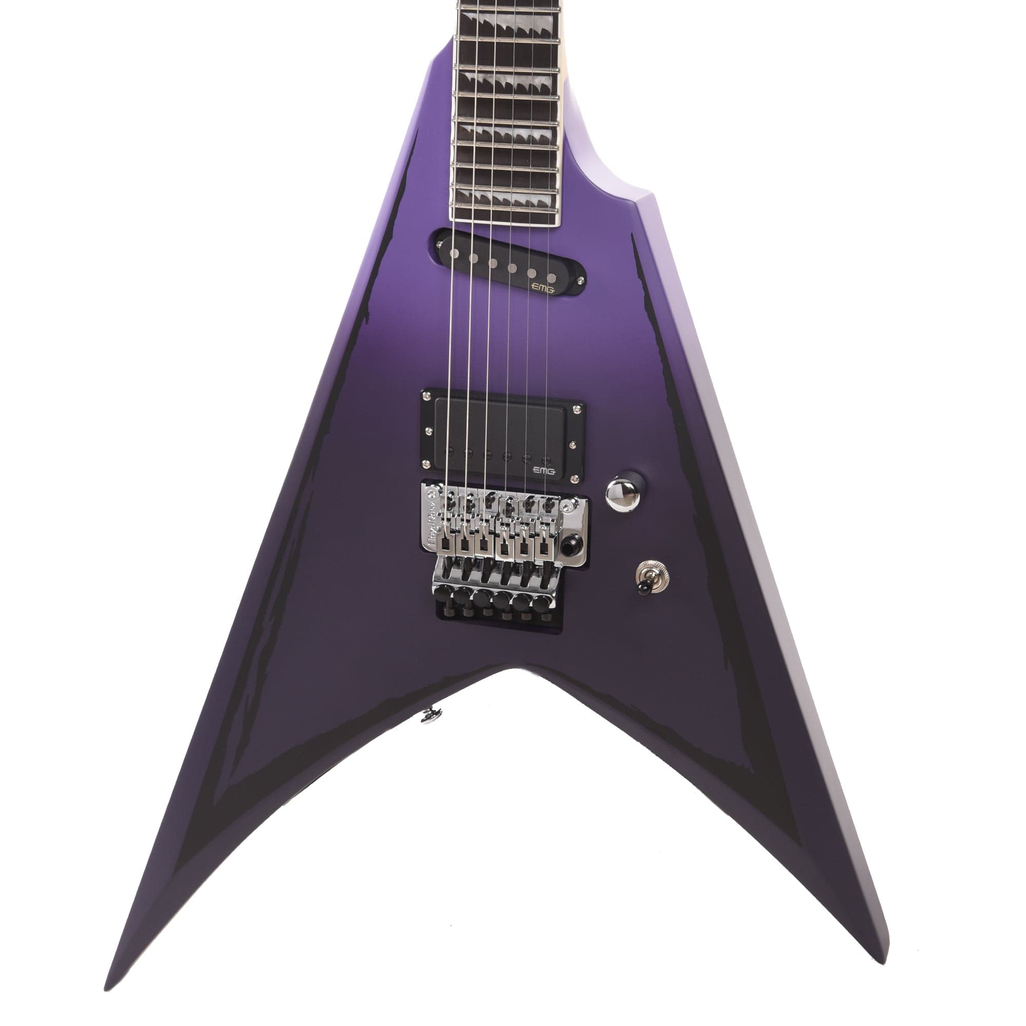 ESP LTD Alexi Ripped Purple Fade Satin w/Ripped Pinstripes Electric Guitars / Solid Body