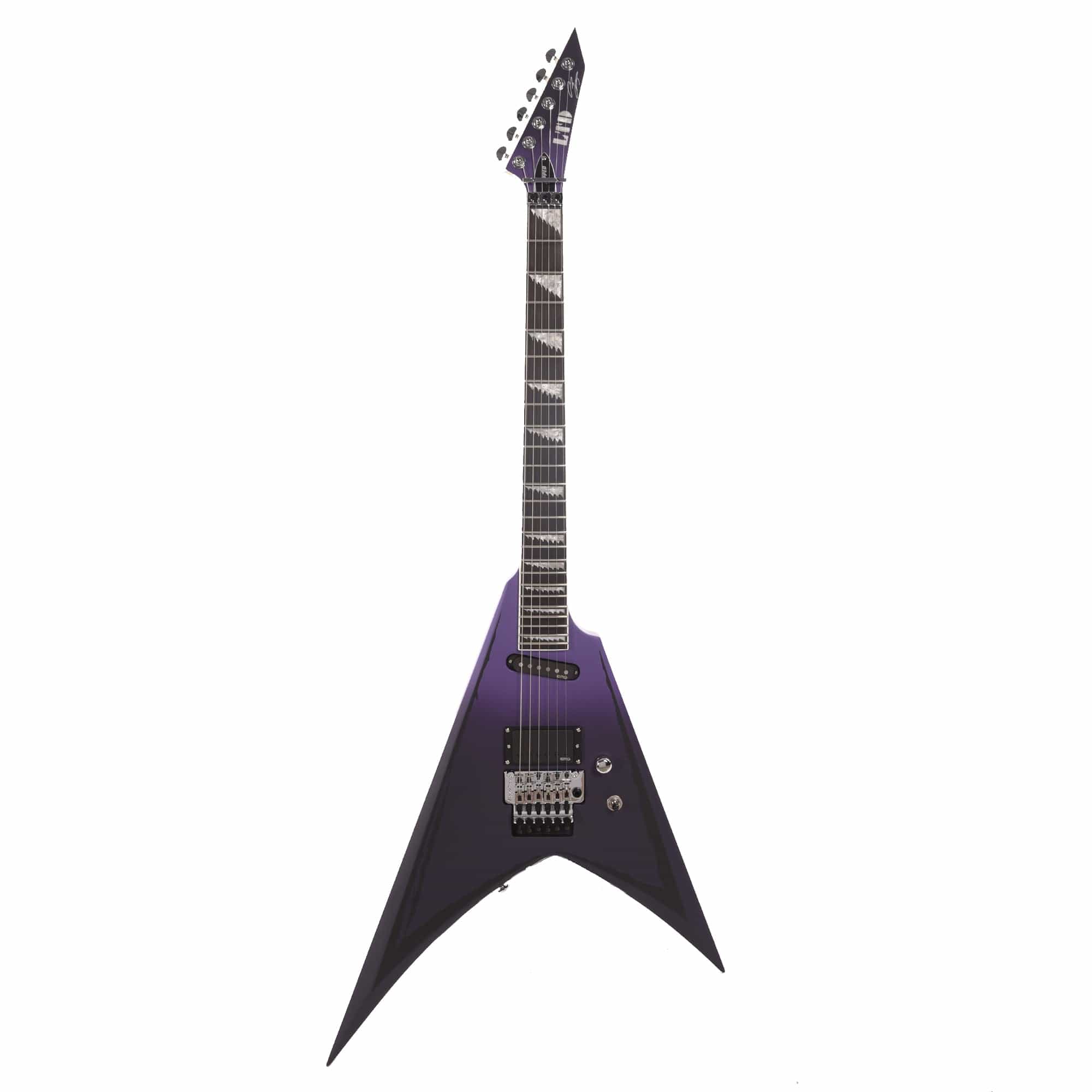 ESP LTD Alexi Ripped Purple Fade Satin w/Ripped Pinstripes Electric Guitars / Solid Body