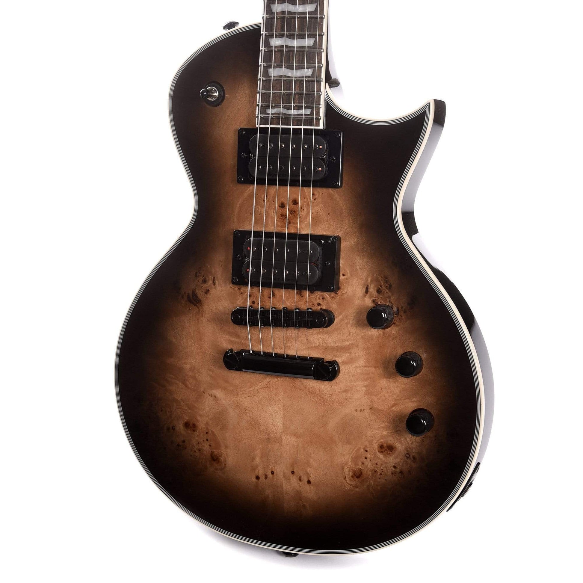 ESP LTD EC-1000 Black Natural Burst Electric Guitars / Solid Body