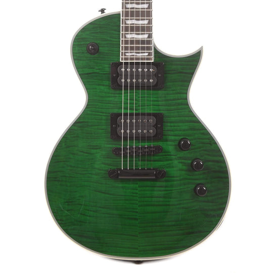 ESP LTD EC-1000 See Thru Green Electric Guitars / Solid Body