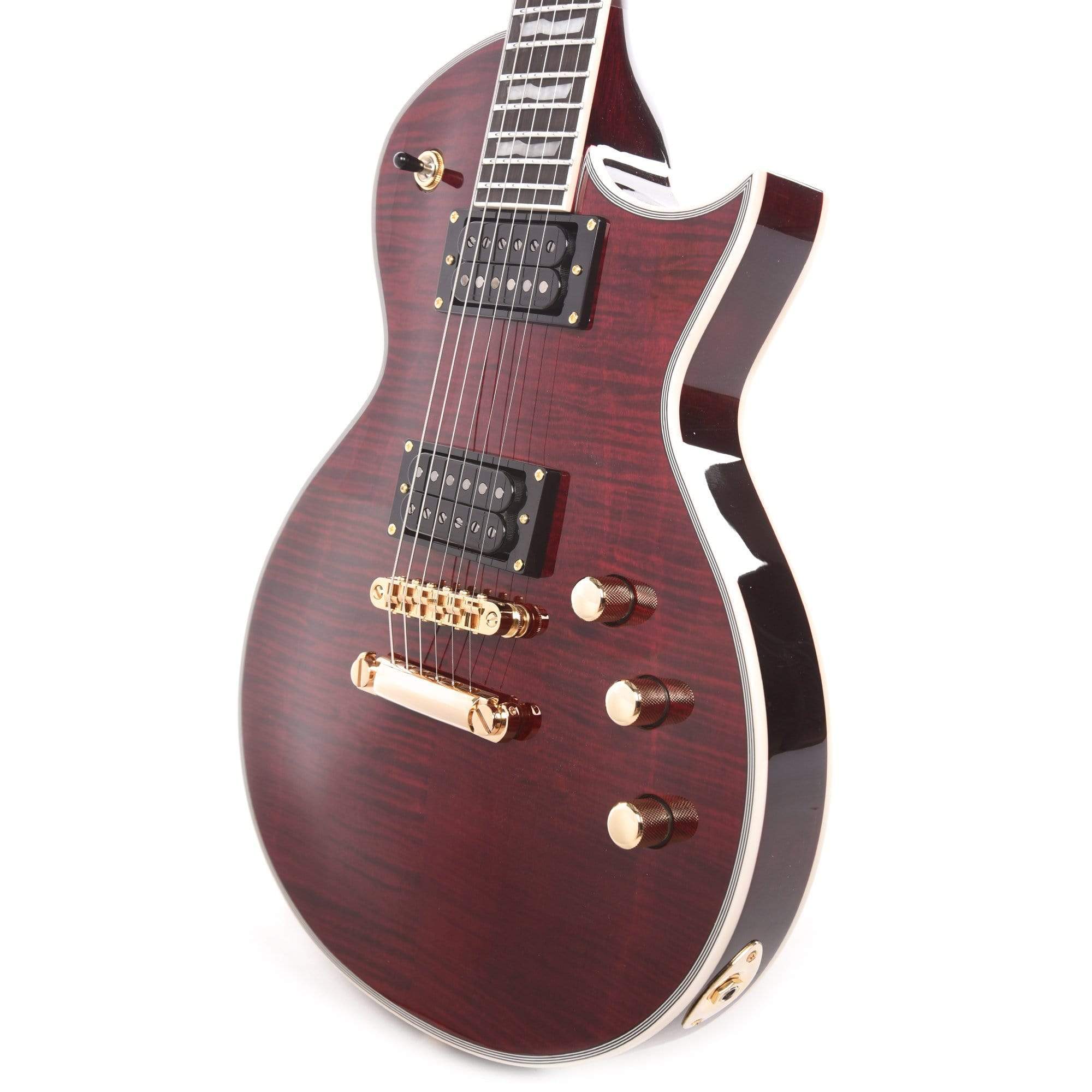 ESP LTD EC-1000T CTM See Thru Black Cherry Electric Guitars / Solid Body