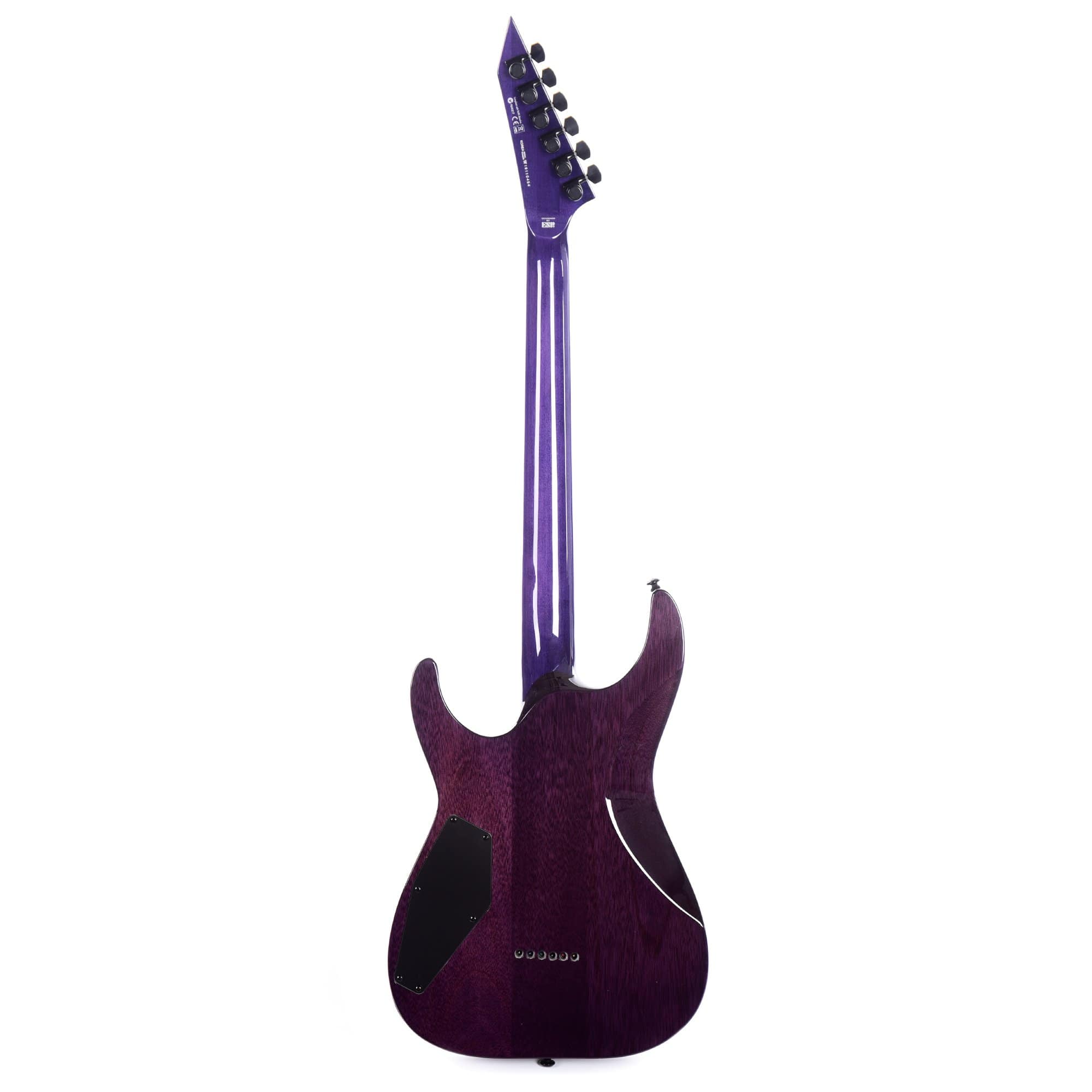 ESP LTD MH-1000NT QM See Thru Purple Electric Guitars / Solid Body