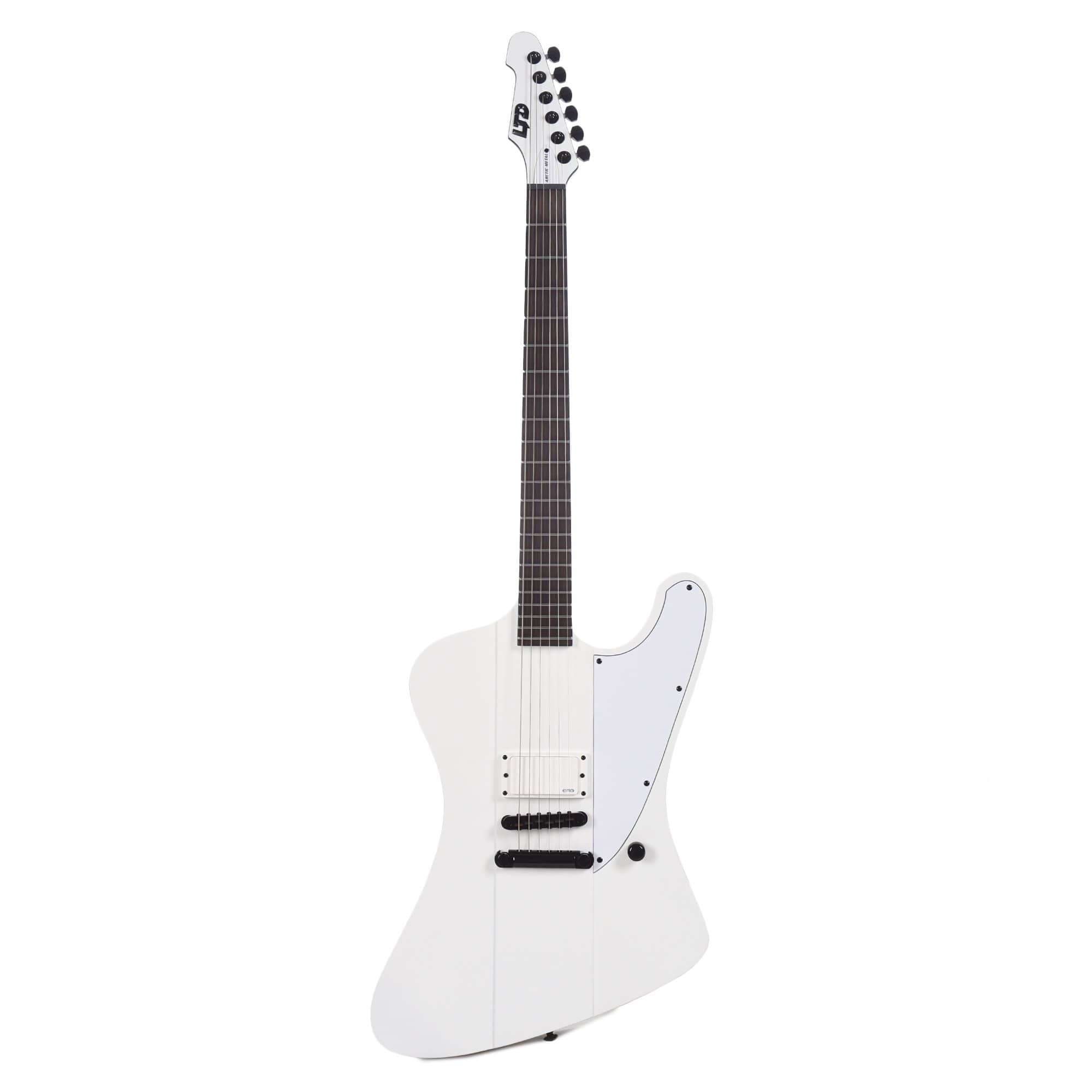 ESP LTD Phoenix Arctic Metal Snow White Satin Electric Guitars / Solid Body