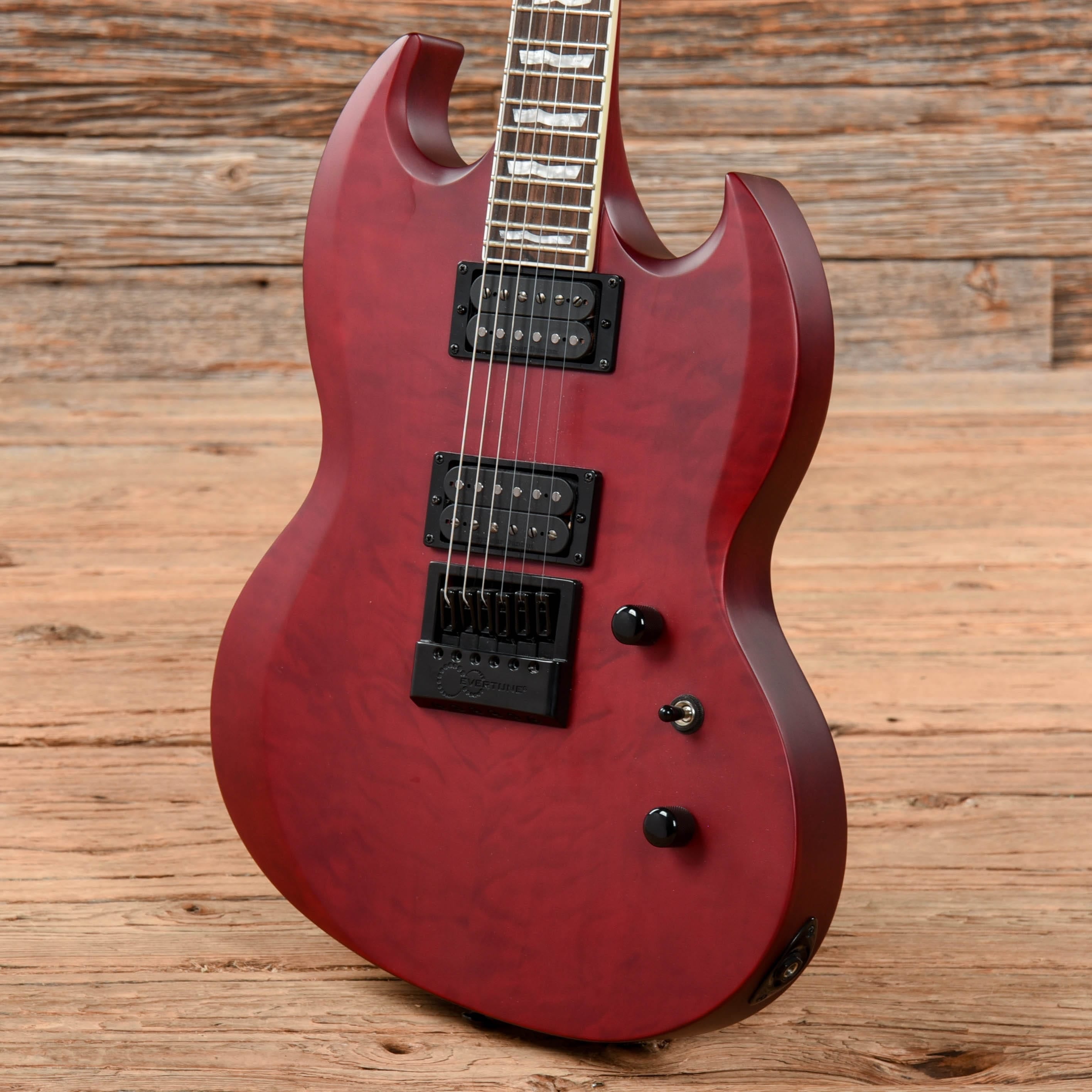 ESP LTD Viper-1000 Deluxe EverTune See Thru Black Cherry Satin 2019 Electric Guitars / Solid Body