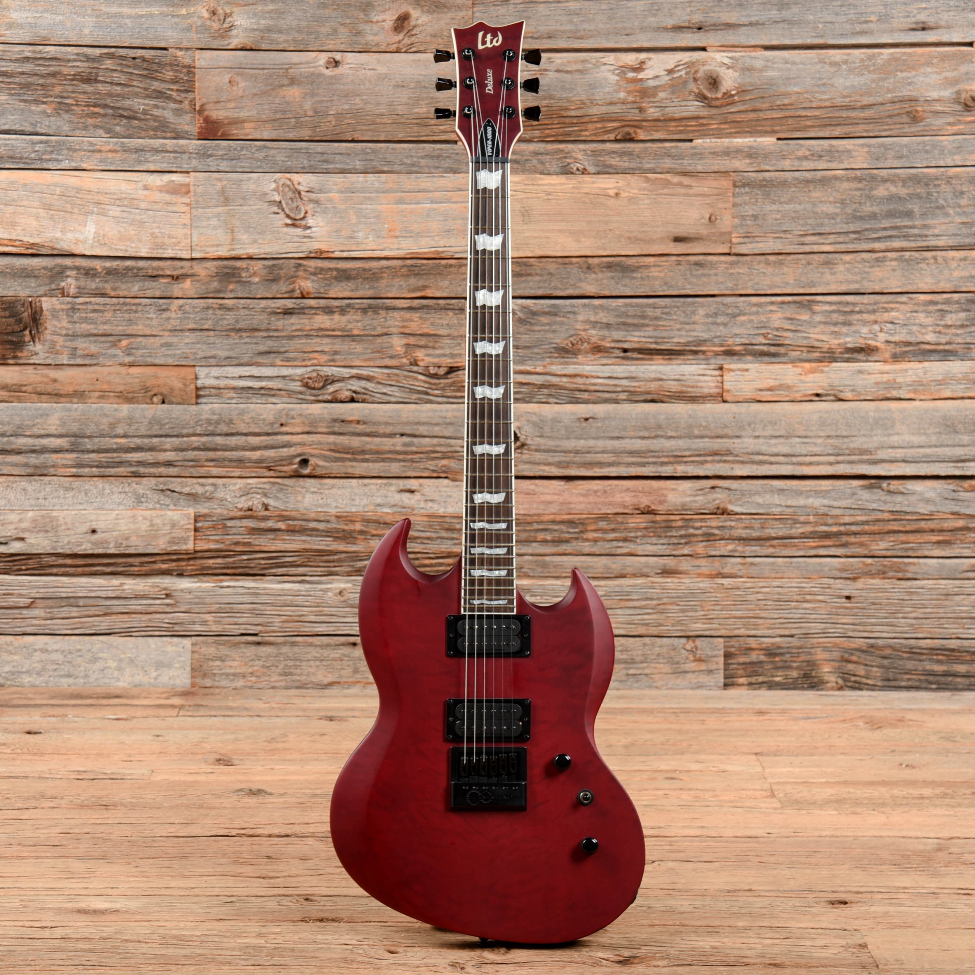 ESP LTD Viper-1000 Deluxe EverTune See Thru Black Cherry Satin 2019 Electric Guitars / Solid Body