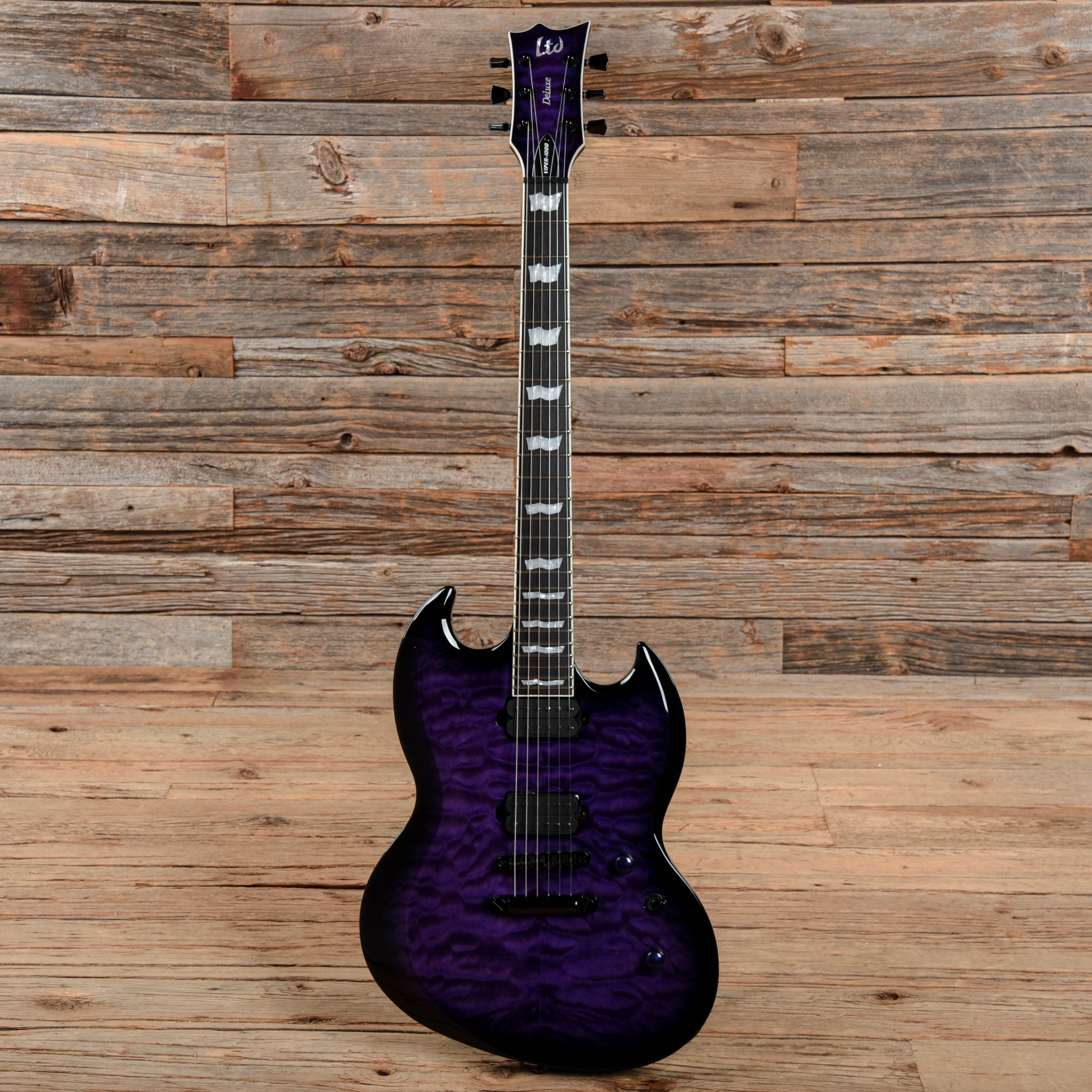 ESP LTD Viper-1000 See Thru Purple Sunburst 2020 Electric Guitars / Solid Body