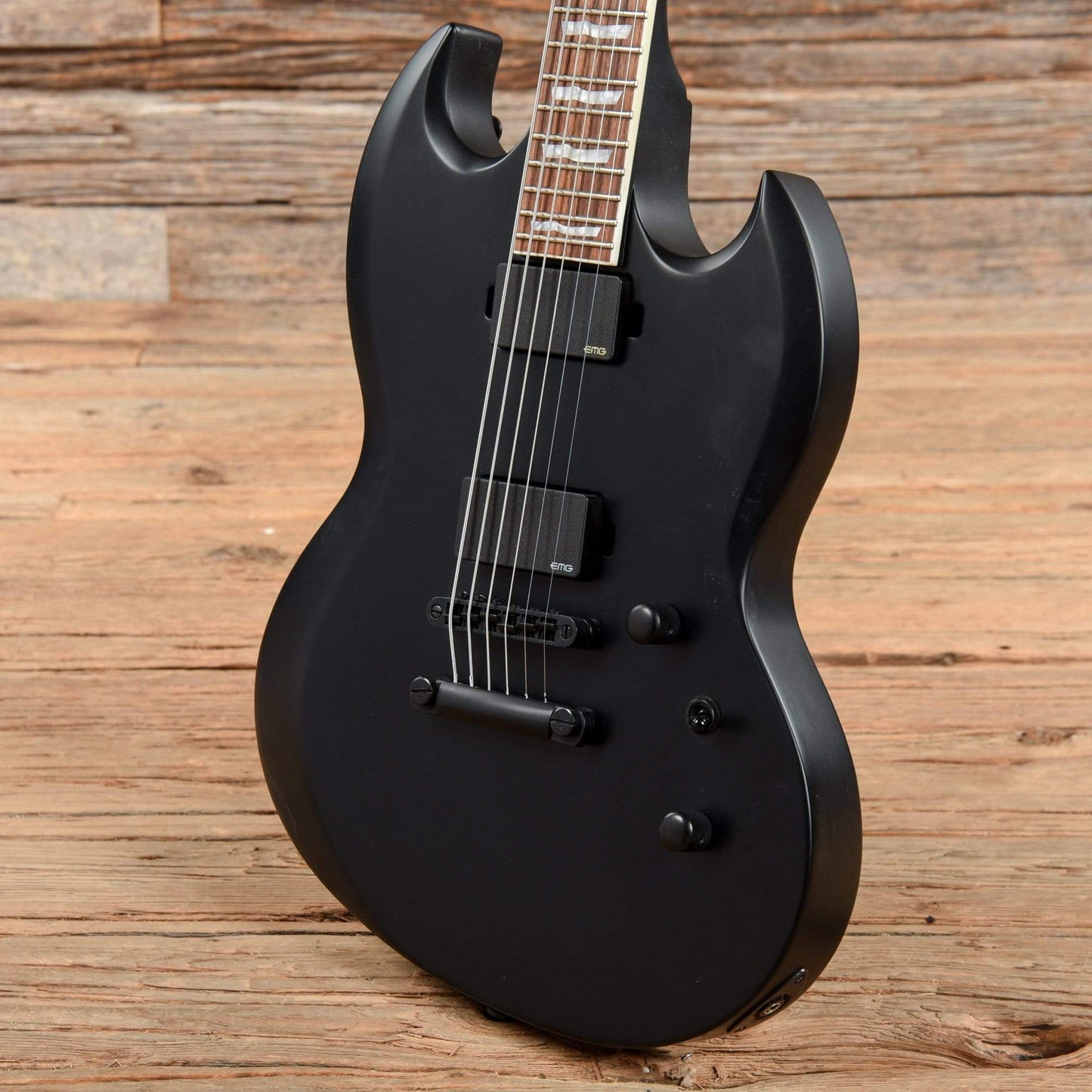 ESP LTD Viper-400 Baritone Black Satin 2019 Electric Guitars / Solid Body