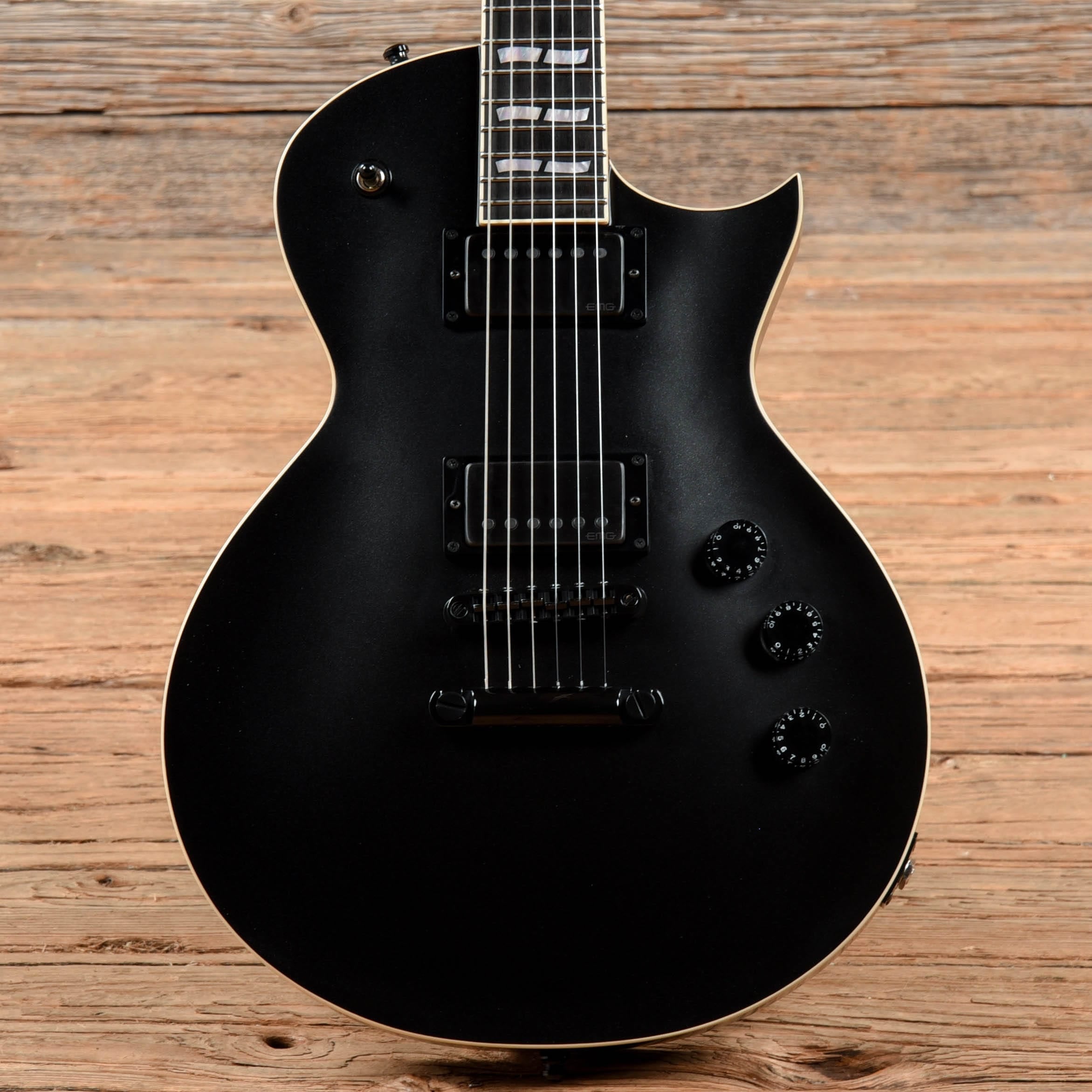 ESP USA Eclipse Satin Black Electric Guitars / Solid Body