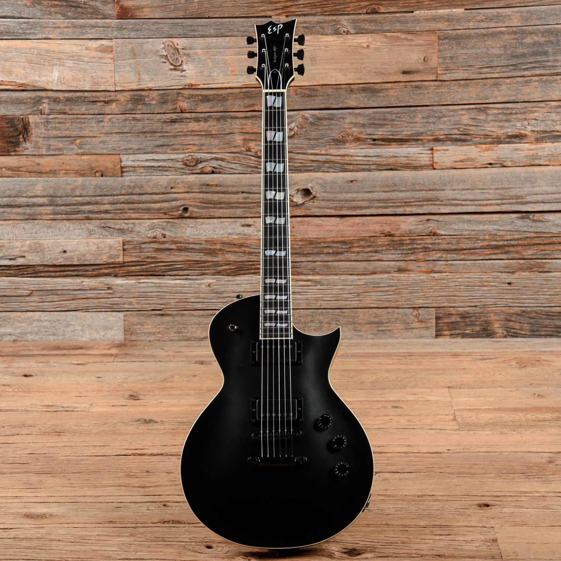 ESP USA Eclipse Satin Black Electric Guitars / Solid Body