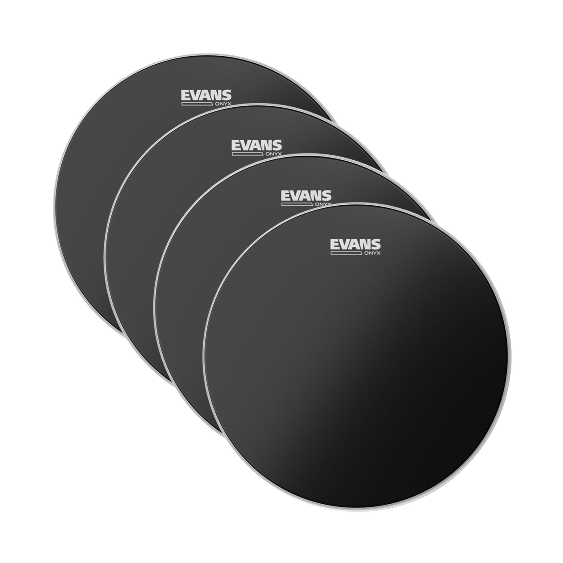 Evans 13" Onyx 2 Ply Batter Head (4 Pack Bundle) Drums and Percussion / Parts and Accessories / Heads