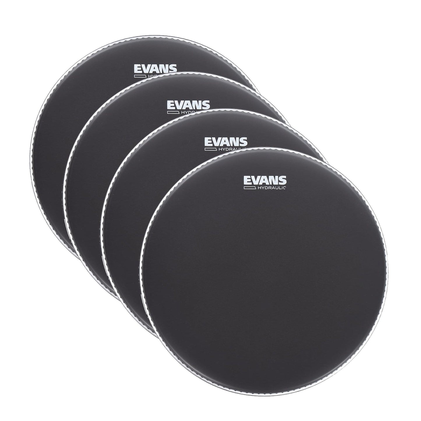 Evans 14" Hydraulic Black Coated Snare Drum Head (4 Pack Bundle) Drums and Percussion / Parts and Accessories / Heads