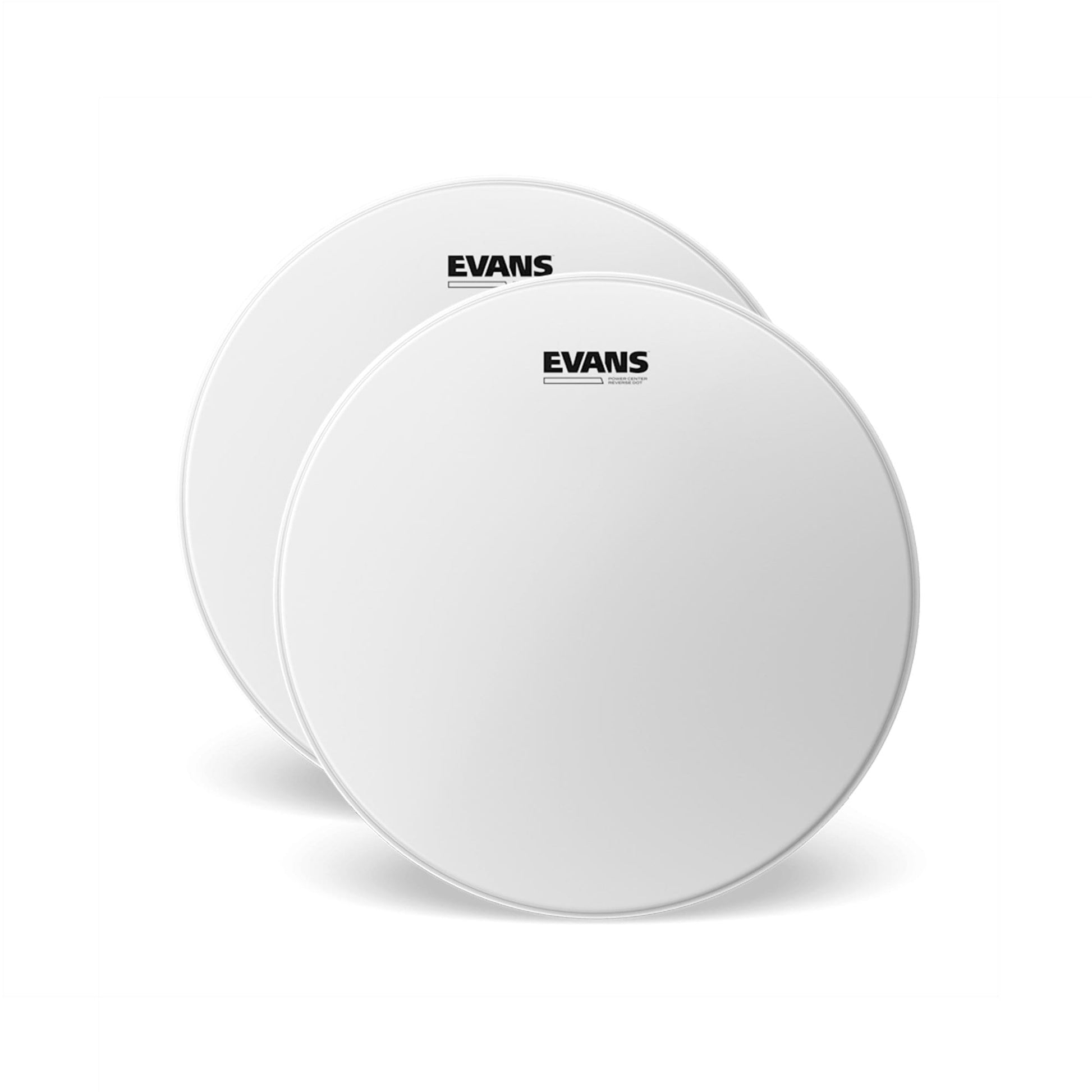 Evans 14" Power Center Reverse Dot Coated Each (2 Pack Bundle) Drums and Percussion / Parts and Accessories / Heads