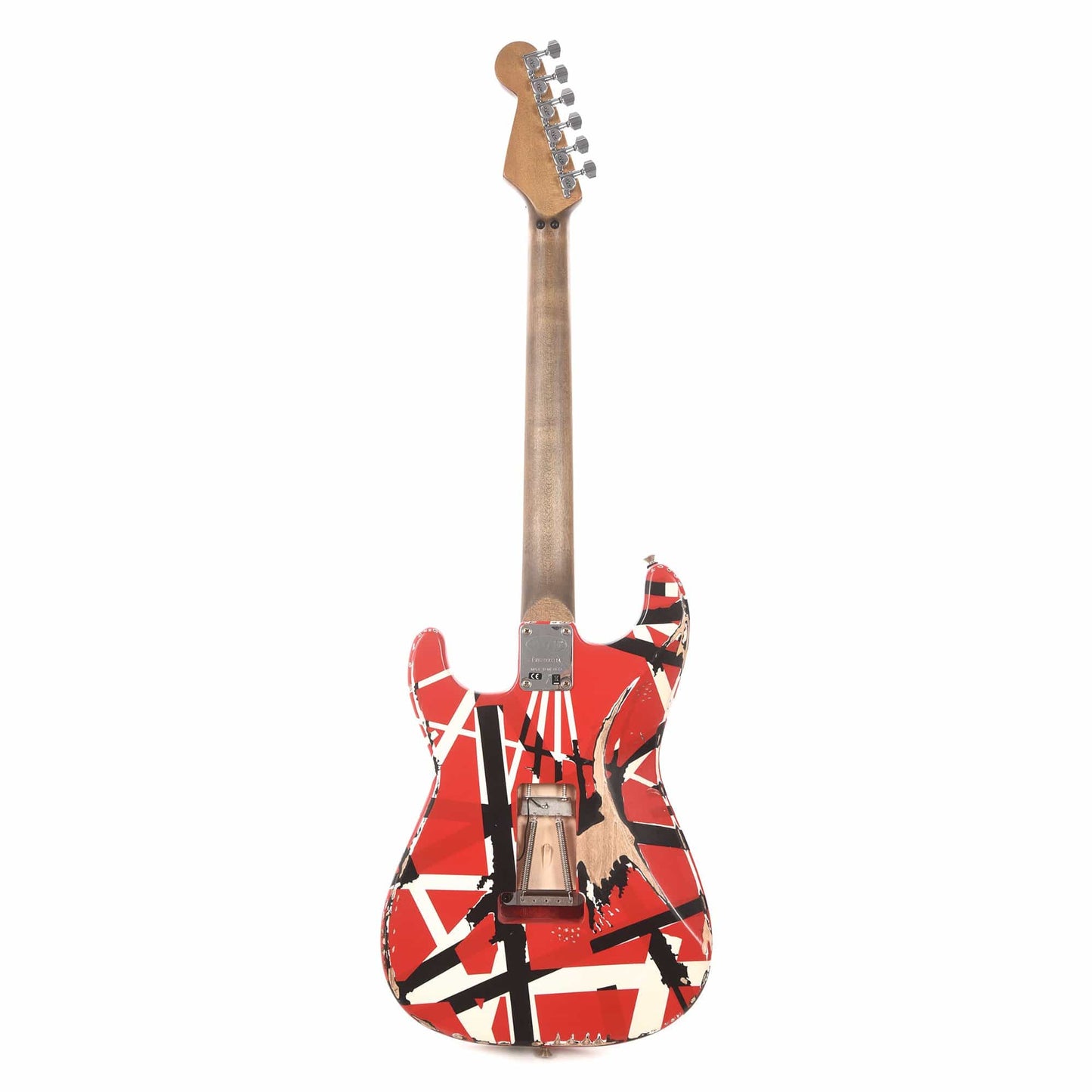 EVH Striped Series Frankie Red/White/Black Relic Electric Guitars / Solid Body