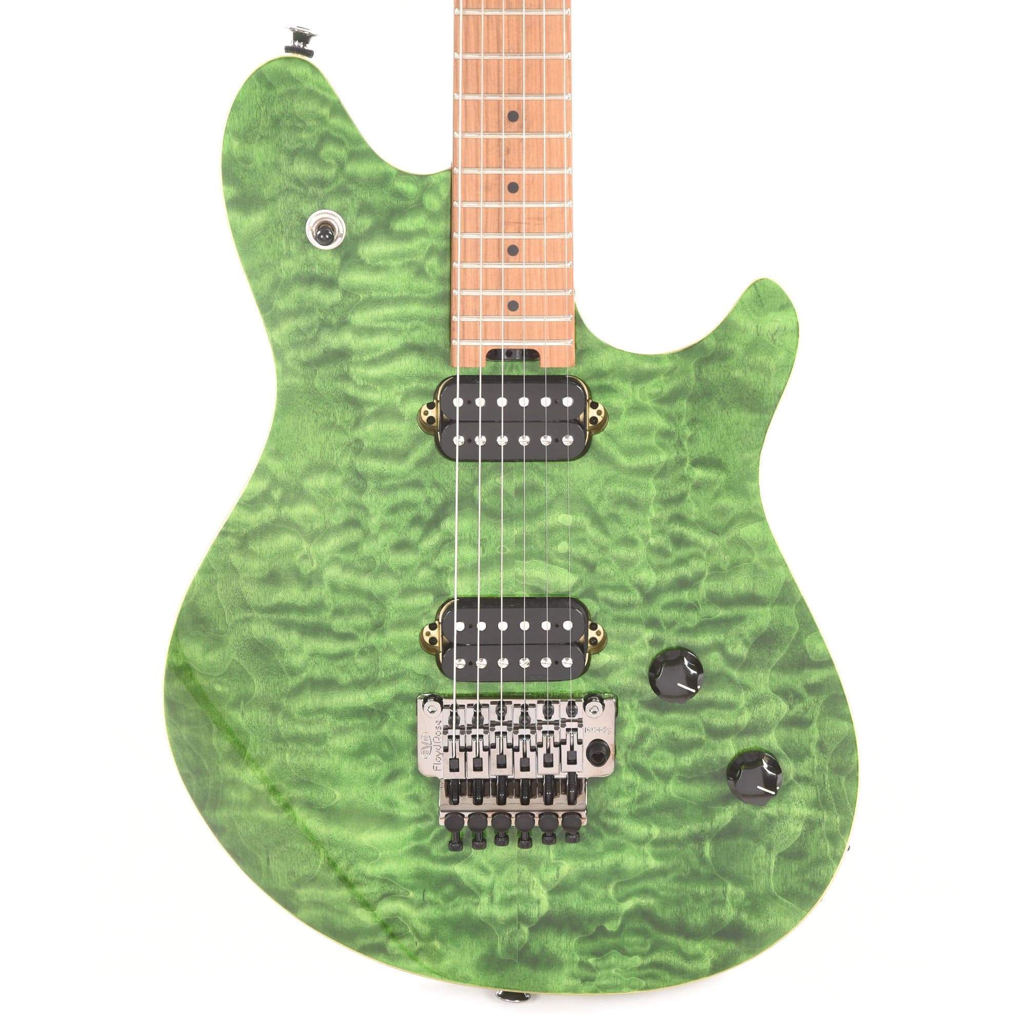 EVH Wolfgang Standard Quilt Maple Transparent Green – Chicago Music Exchange