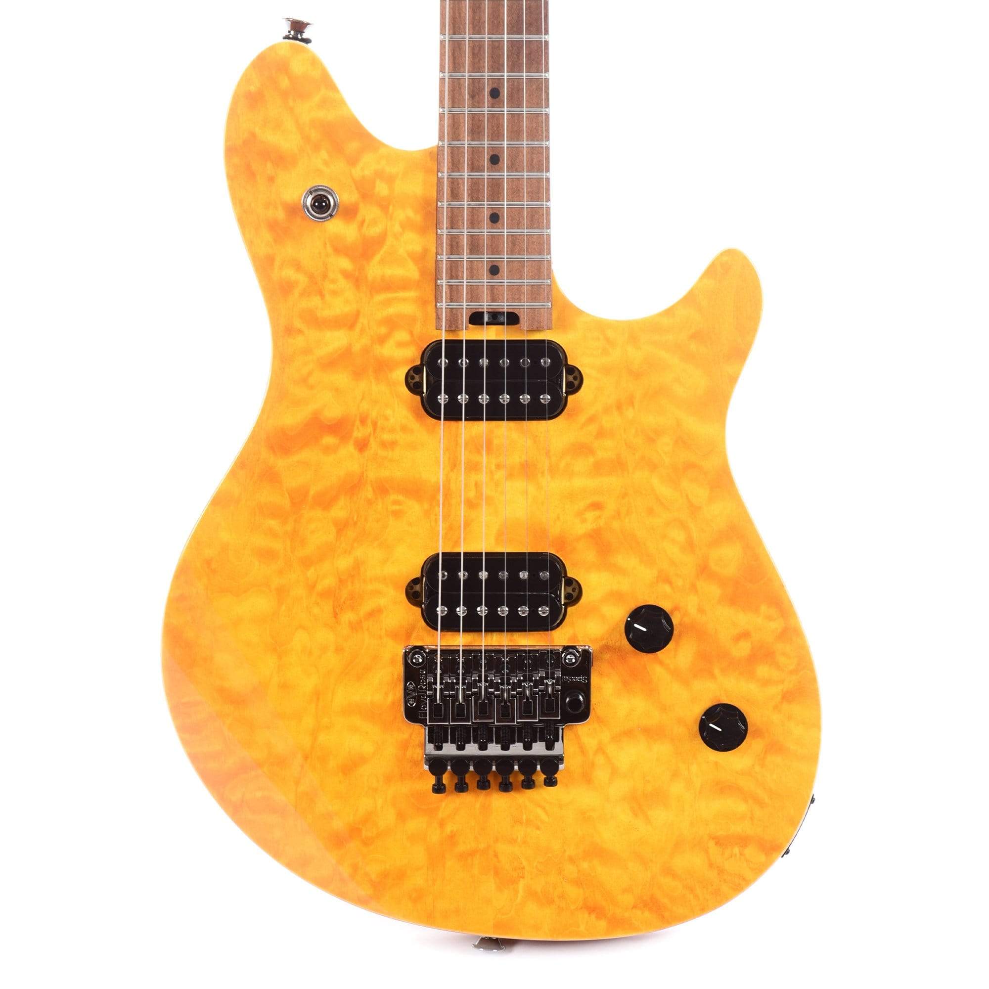 EVH Wolfgang WG Standard QM Transparent Amber Electric Guitars / Solid Body