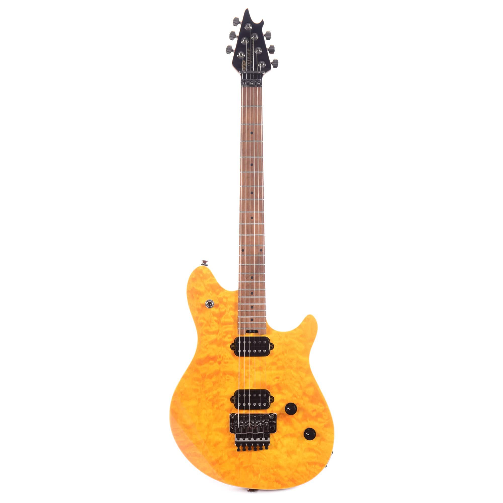 EVH Wolfgang WG Standard QM Transparent Amber Electric Guitars / Solid Body