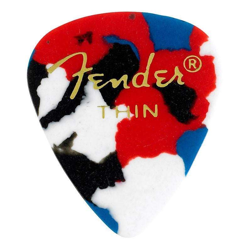 Fender 351 Guitar Picks Pack Confetti Thin (12) Accessories / Picks