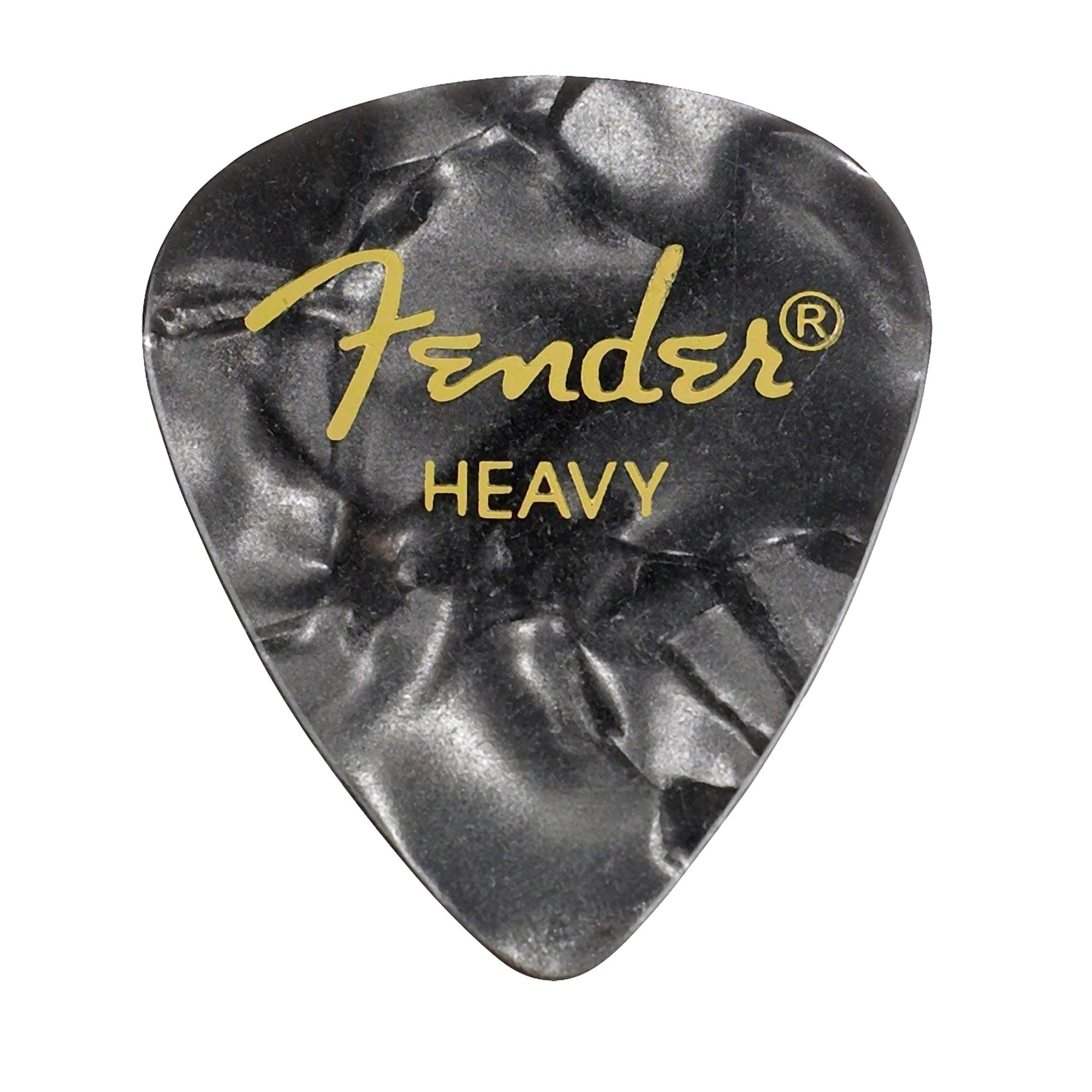 Fender 351 Pick Pack Black MOTO Heavy 5 Pack (60) Bundle – Chicago ...