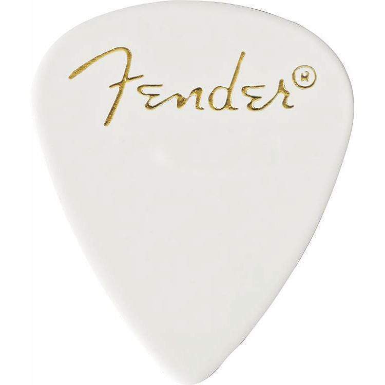 Fender Medium Guitar Picks White (12) Accessories / Picks