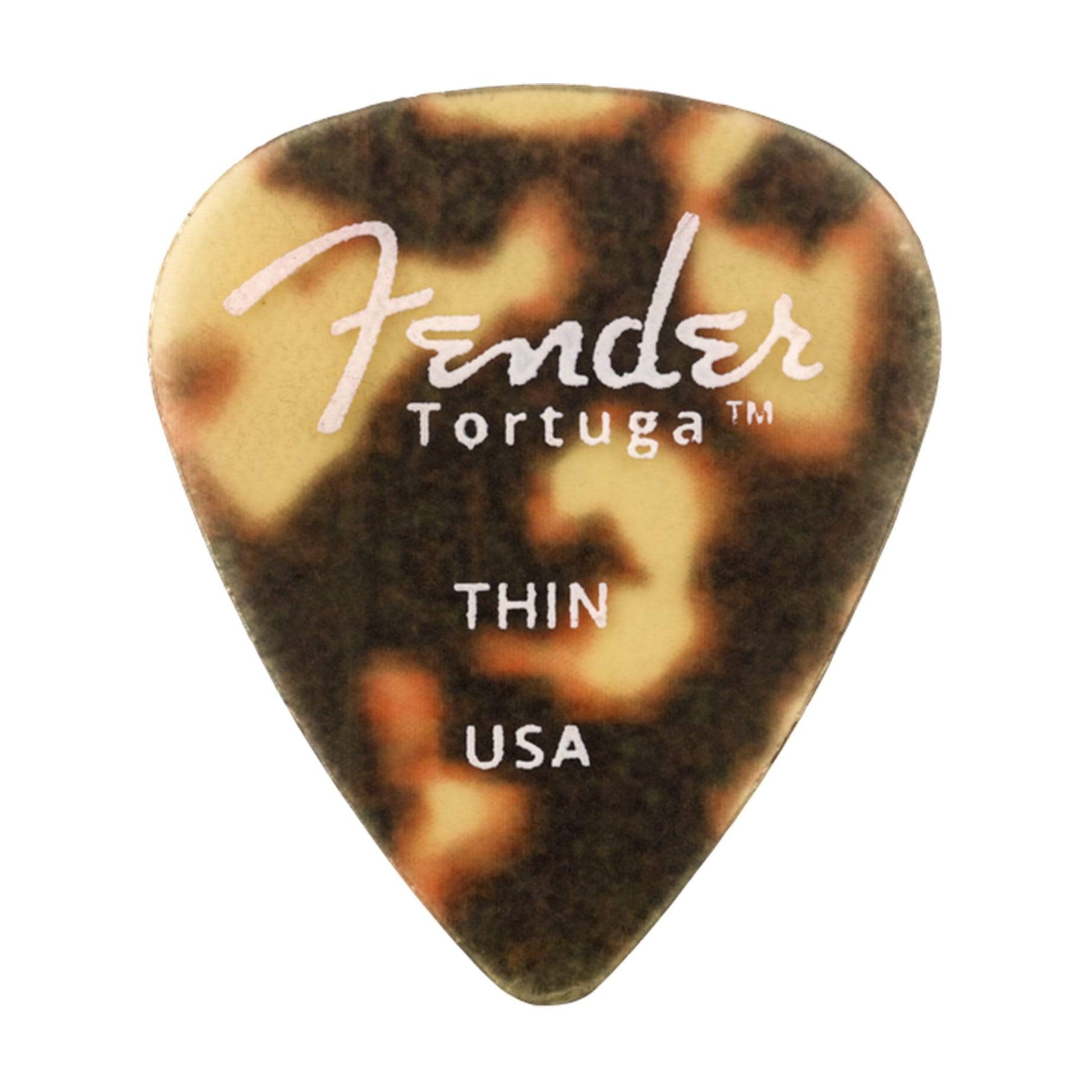 Fender Tortuga Picks 351 Thin 6 Pack Accessories / Picks