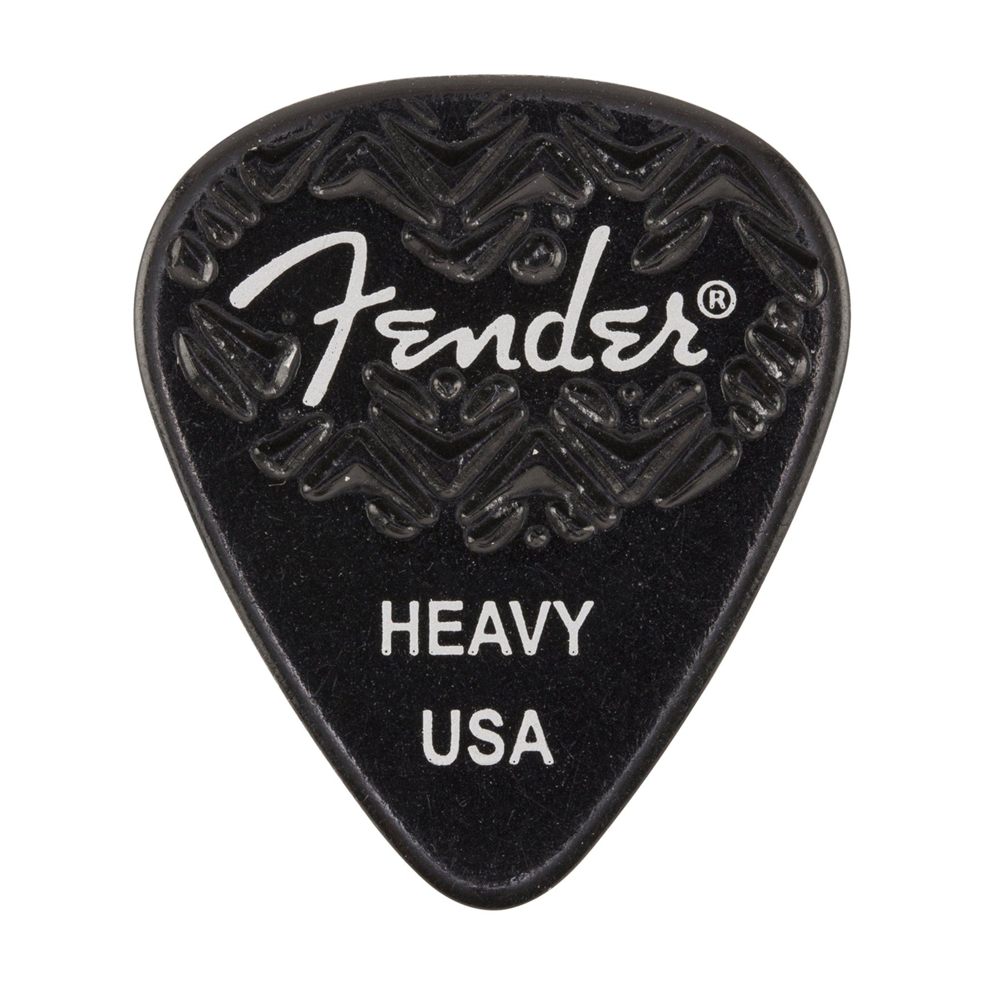 Fender Wavelength Picks 351 Heavy 6 Pack Black 4 Pack Bundle Accessories / Picks