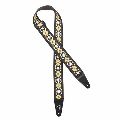 Fender Pasadena Woven Strap Yellow Clover 2" Accessories / Straps