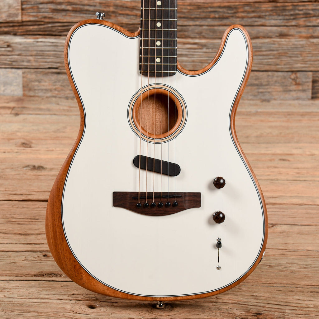 Fender Acoustasonic Player Telecaster Arctic White – Chicago Music