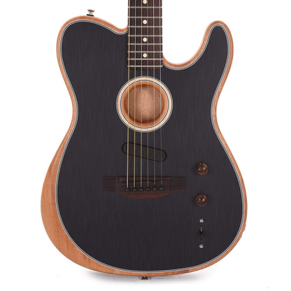 Fender Acoustasonic Player Telecaster Brushed Black Acoustic Guitars / Built-in Electronics