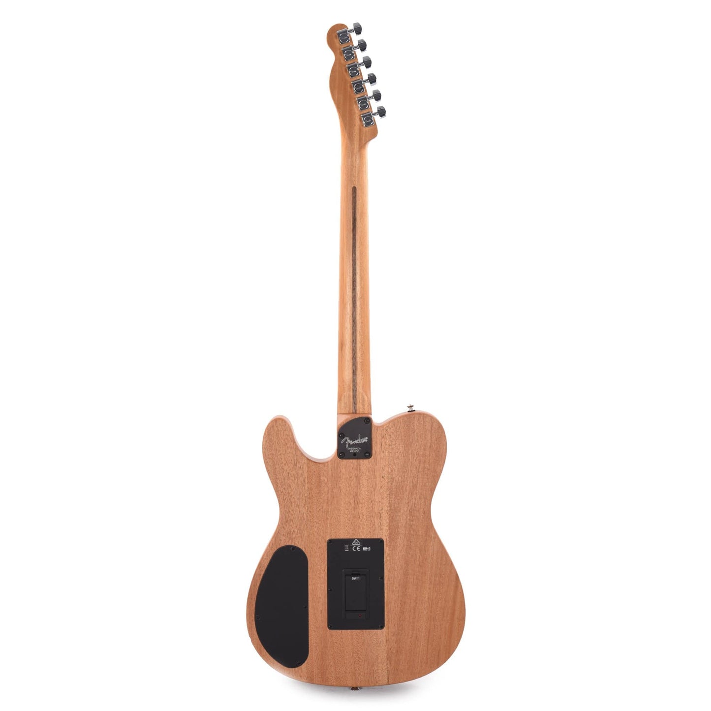 Fender Acoustasonic Player Telecaster Brushed Black Acoustic Guitars / Built-in Electronics