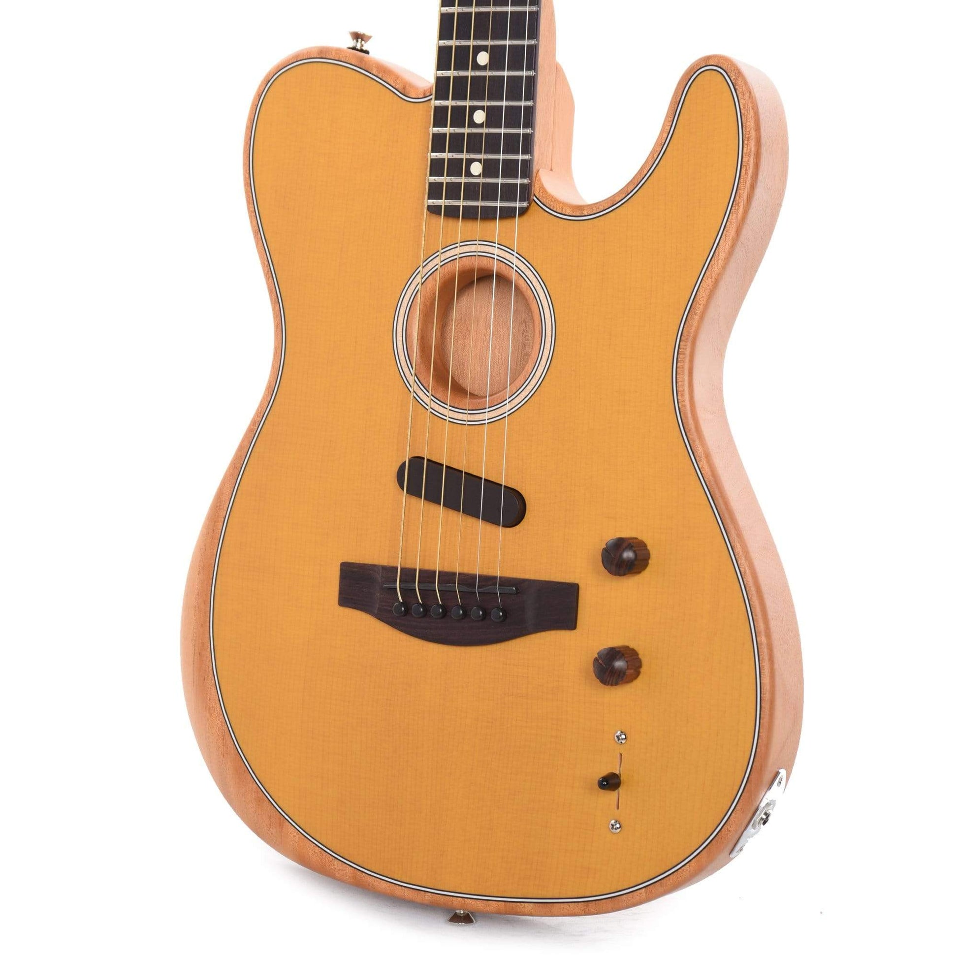 Fender Acoustasonic Player Telecaster Butterscotch Blonde Acoustic Guitars / Built-in Electronics