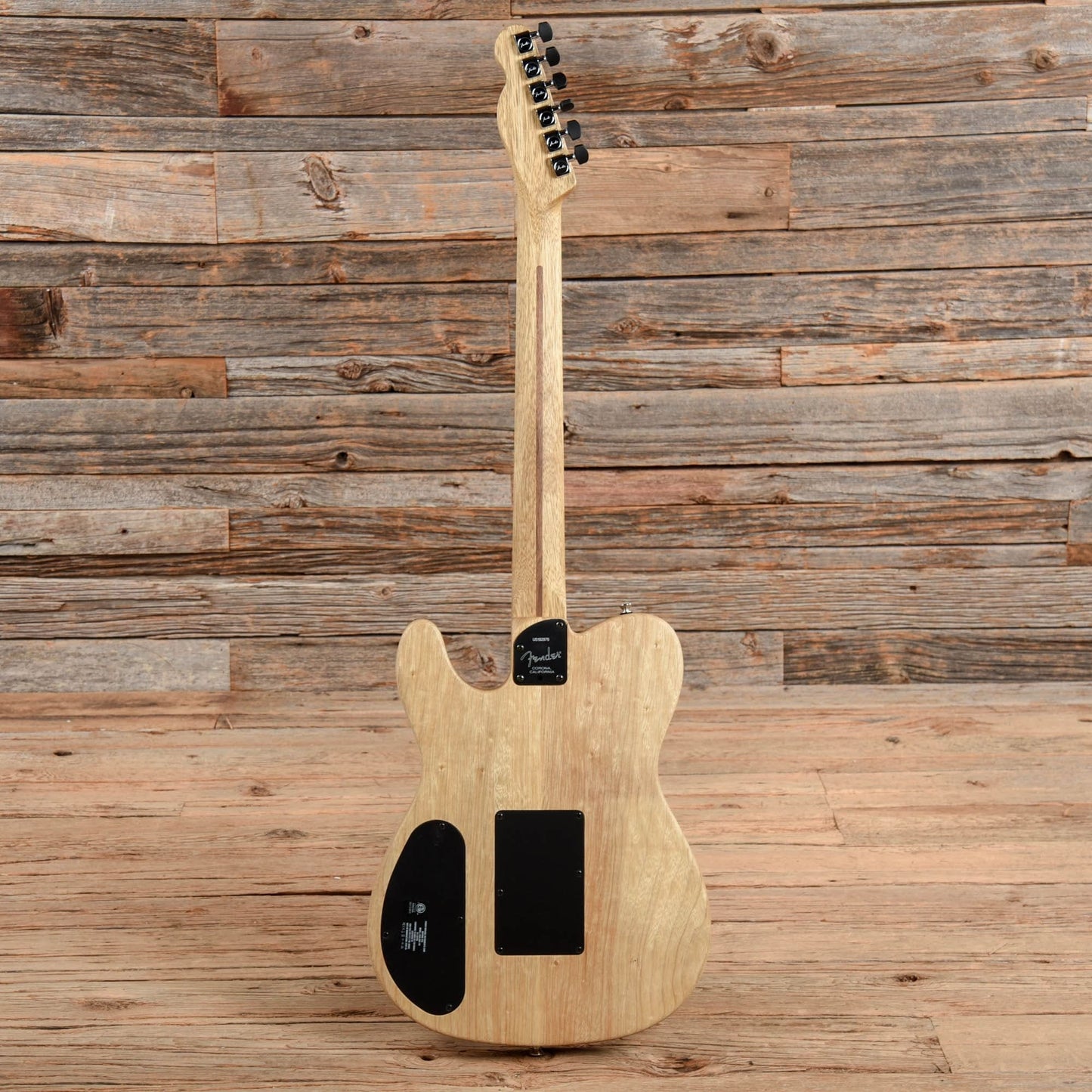 Fender American Acoustasonic Telecaster Exotic Cocobolo Natural 2019 Acoustic Guitars / Built-in Electronics