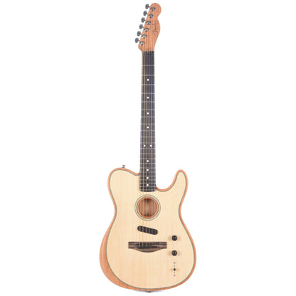 Fender American Acoustasonic Telecaster Natural Acoustic Guitars / Built-in Electronics