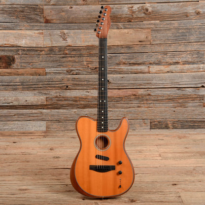 Fender American Acoustasonic Telecaster Natural 2019 Acoustic Guitars / Built-in Electronics