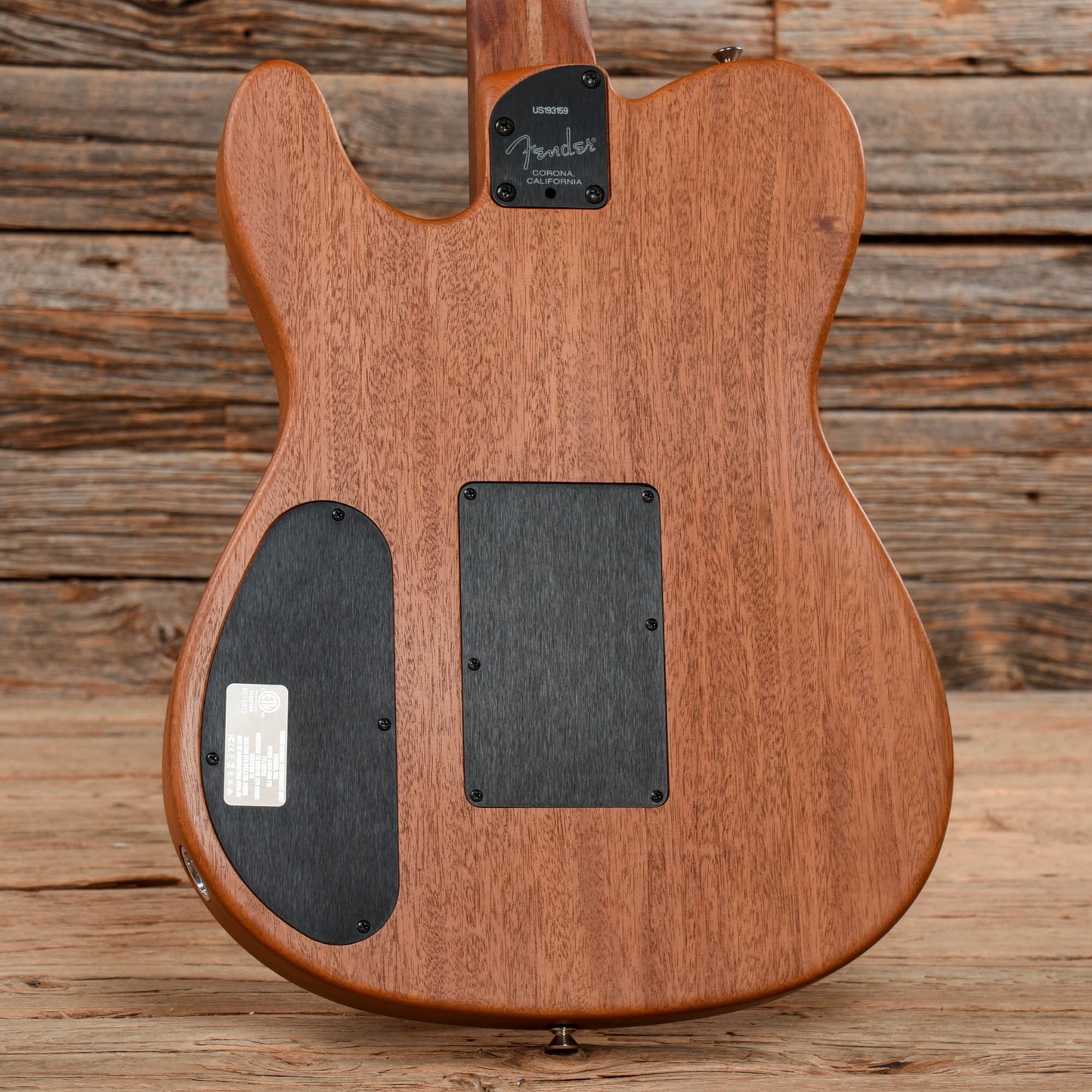 Fender American Acoustasonic Telecaster Natural 2019 Acoustic Guitars / Built-in Electronics