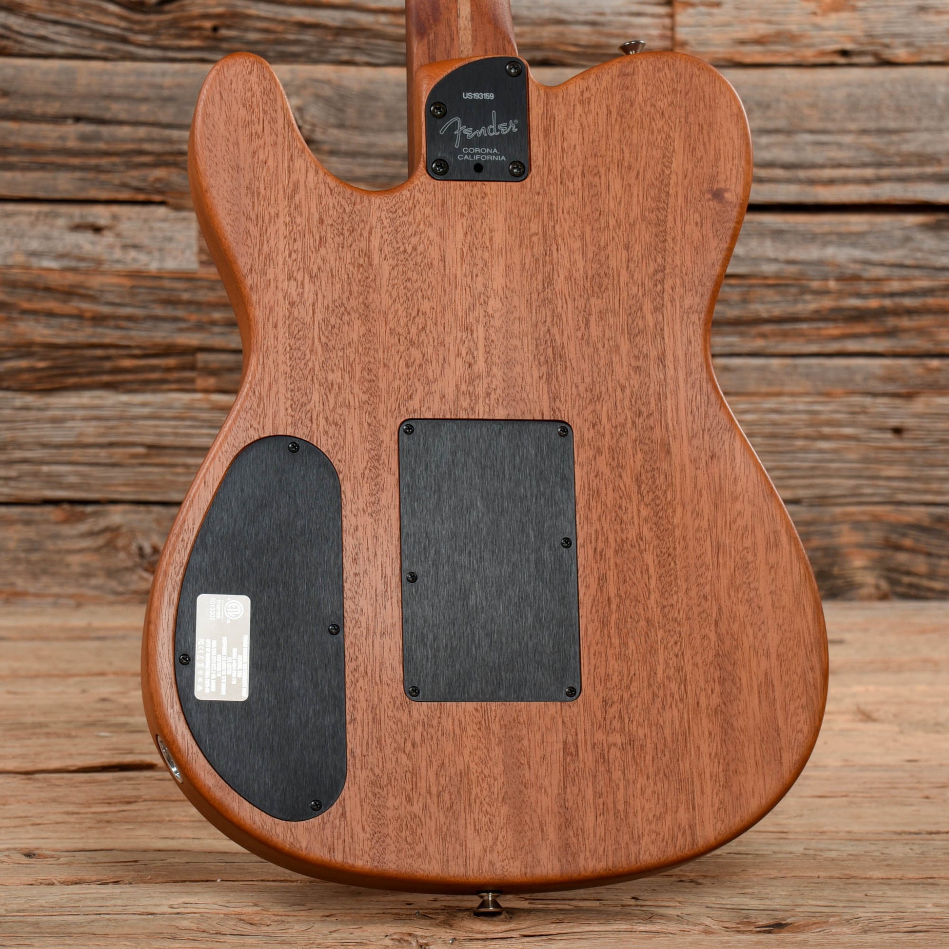 Fender American Acoustasonic Telecaster Natural 2019 Acoustic Guitars / Built-in Electronics