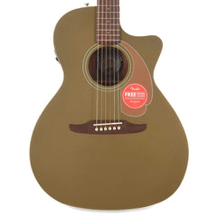 Fender Newporter Player Acoustic Olive Satin – Chicago Music Exchange