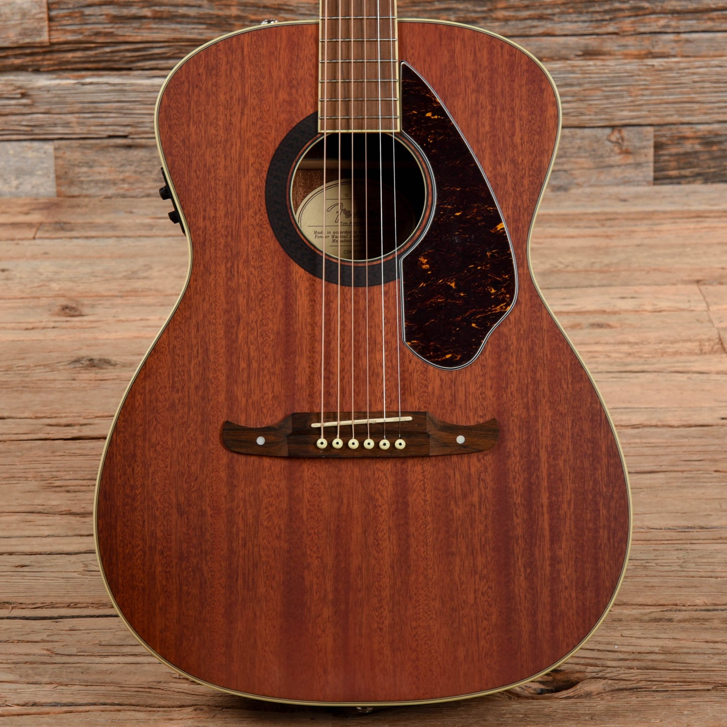 Fender Tim Armstrong Hellcat Natural 2017 Acoustic Guitars / Built-in Electronics