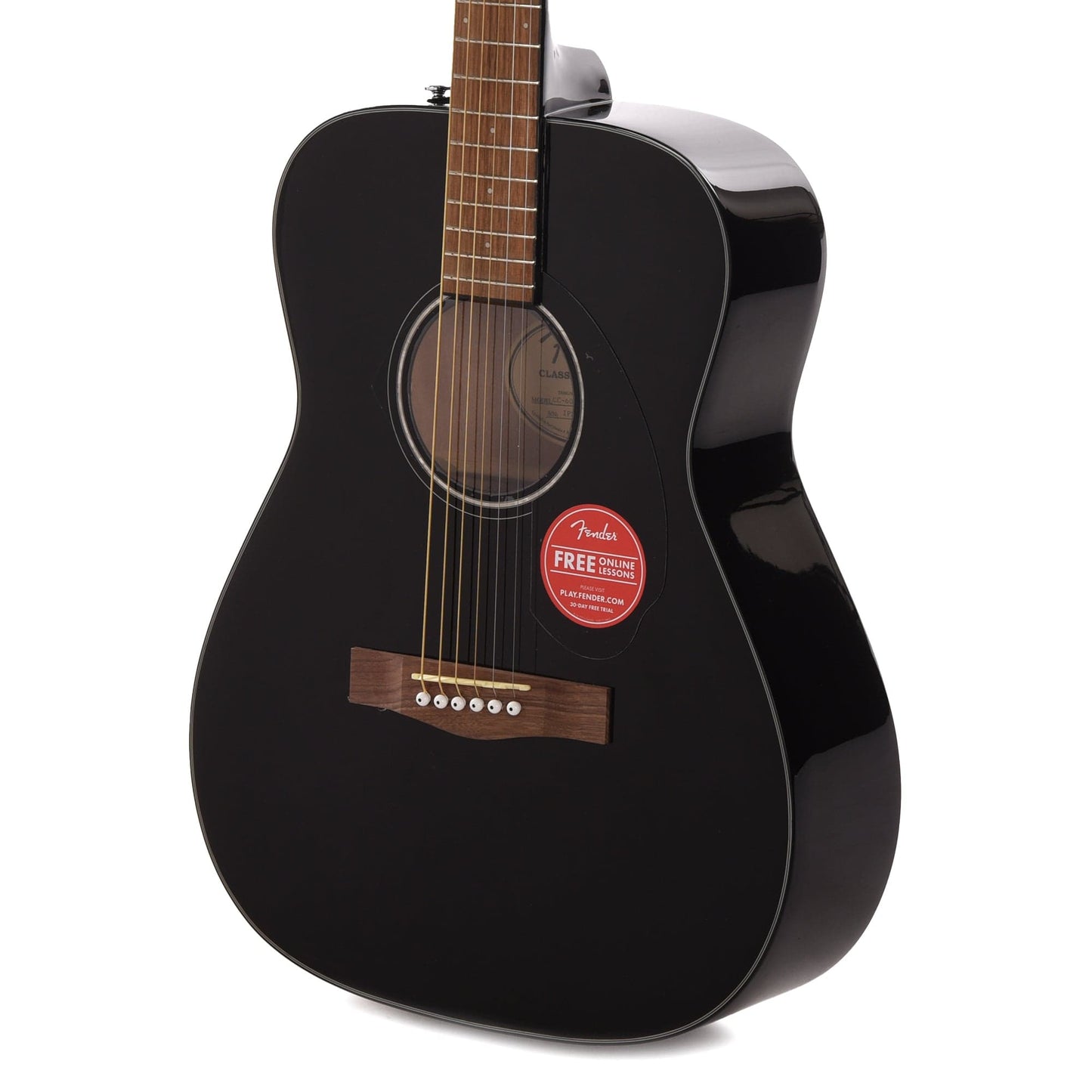 Fender CC-60S Acoustic Concert Pack Black Acoustic Guitars / Concert