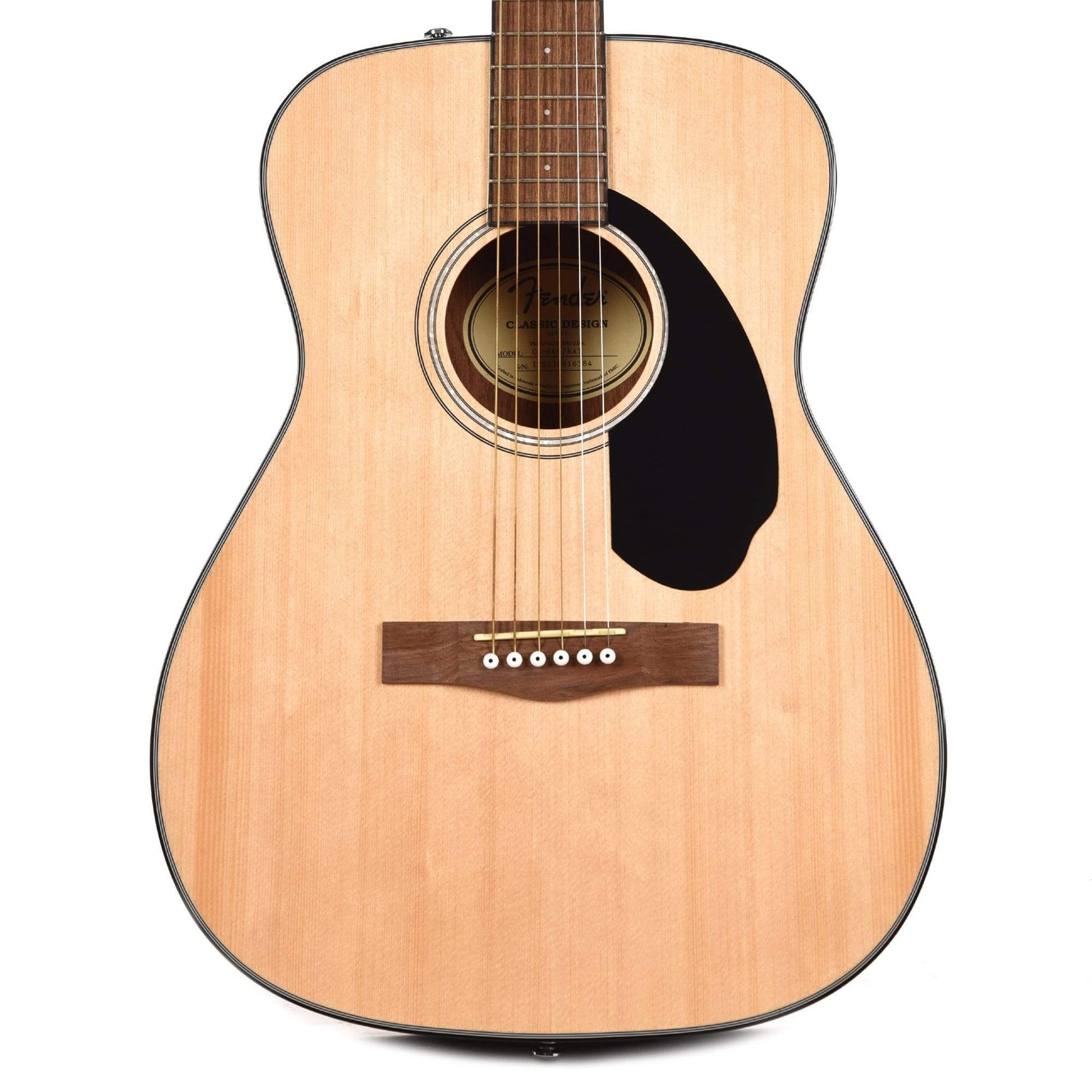 Fender CC-60S Concert Natural Acoustic Guitars / Concert