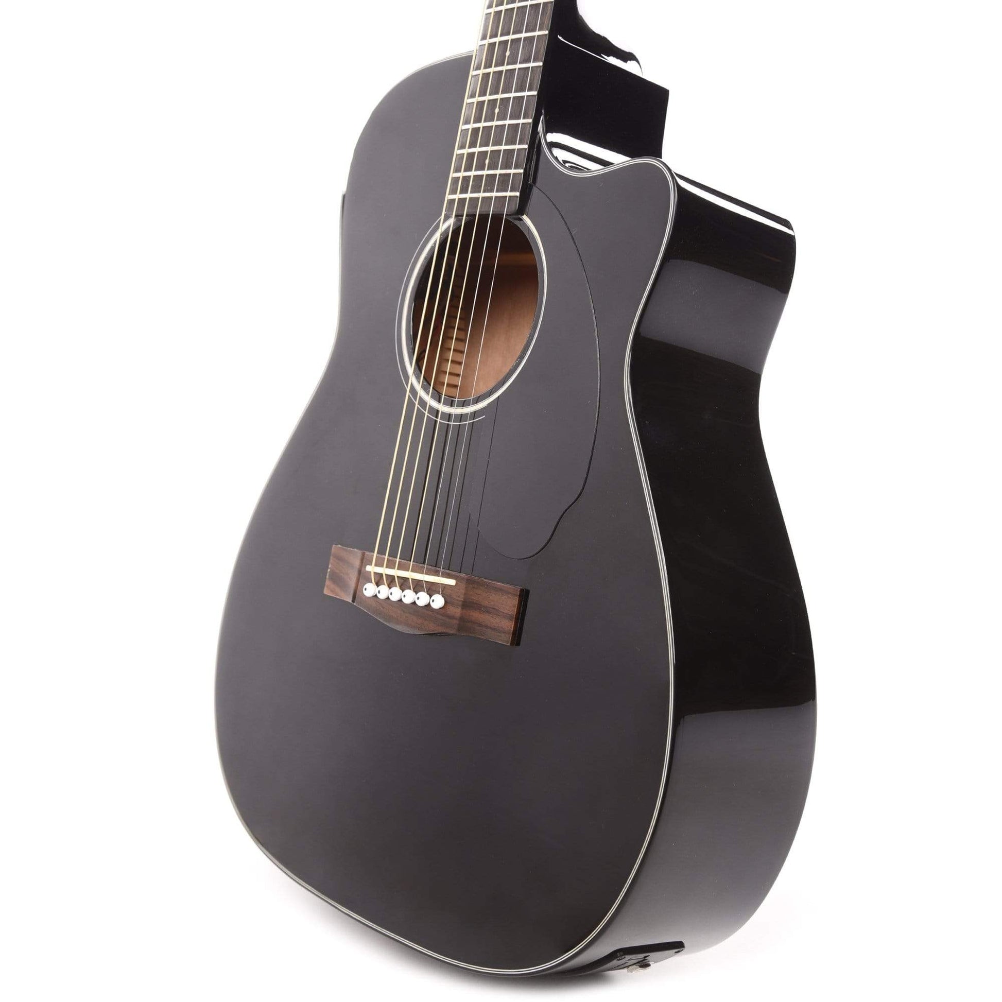 Fender CC-60SCE Acoustic-Electric Concert Black Acoustic Guitars / Concert