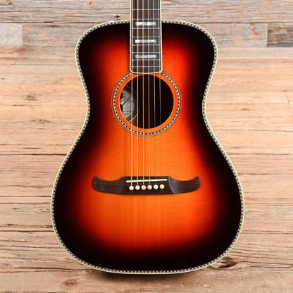 Fender Custom Shop Malibu Pro Custom 3-Tone Sunburst 2014 Acoustic Guitars / Concert