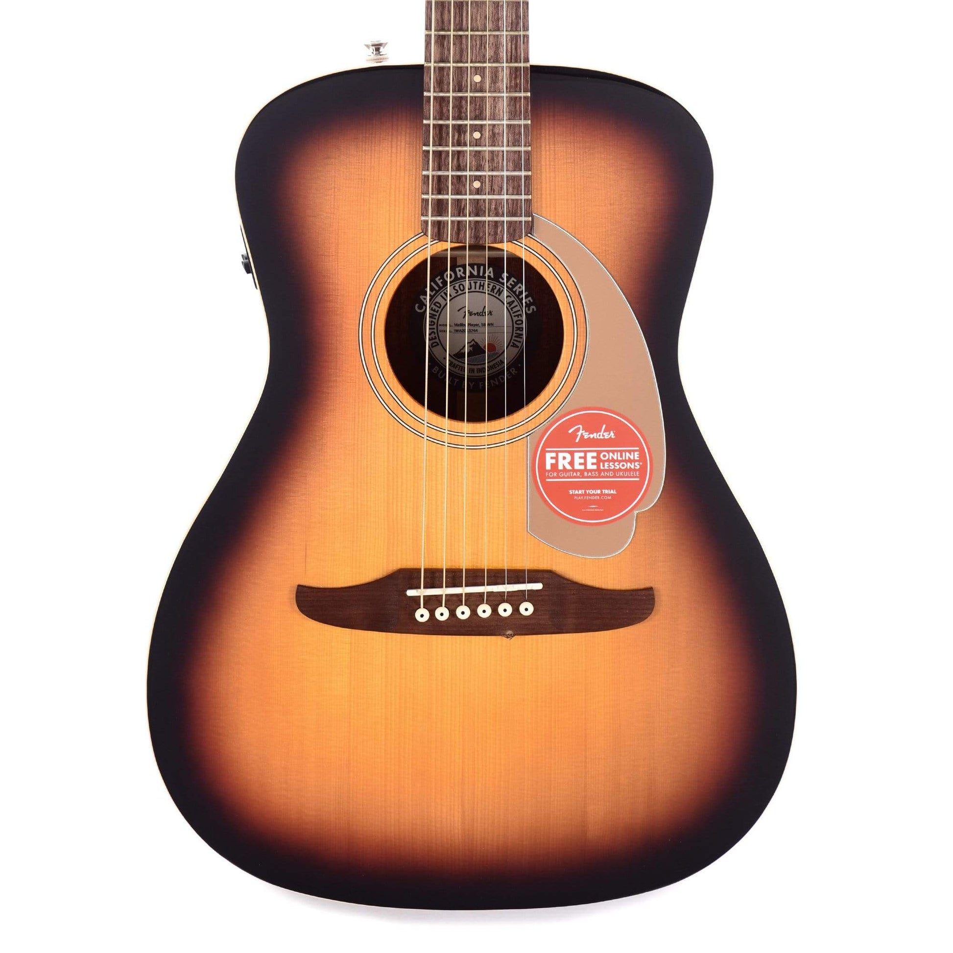 Fender Malibu Player Acoustic Sunburst Acoustic Guitars / Concert