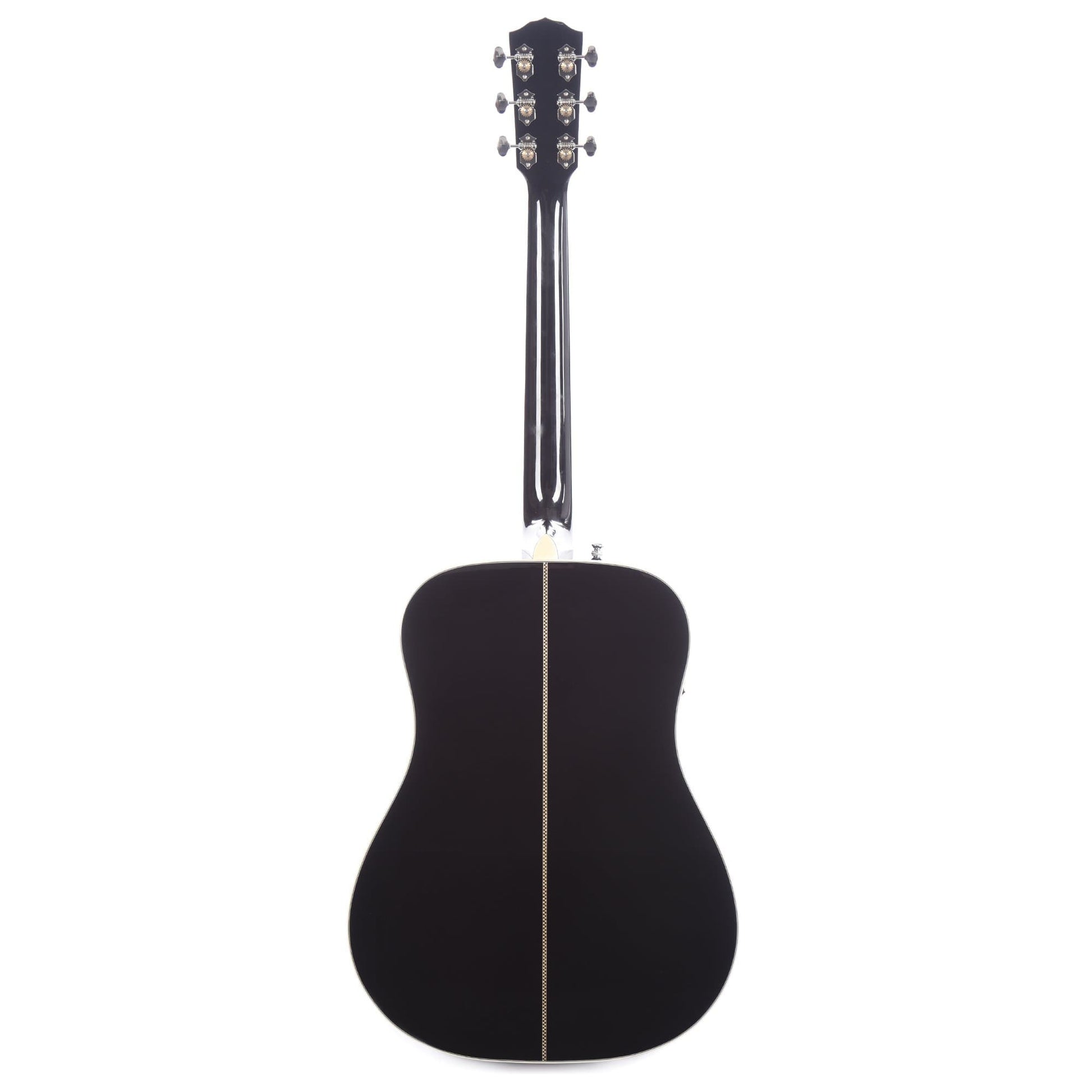 Fender PM-1E Limited Edition Paramount Series Dreadnought Black Acoustic Guitars / Dreadnought