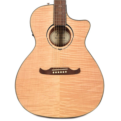 Fender FA-345CE Auditorium Acoustic-Electric Natural Acoustic Guitars / OM and Auditorium