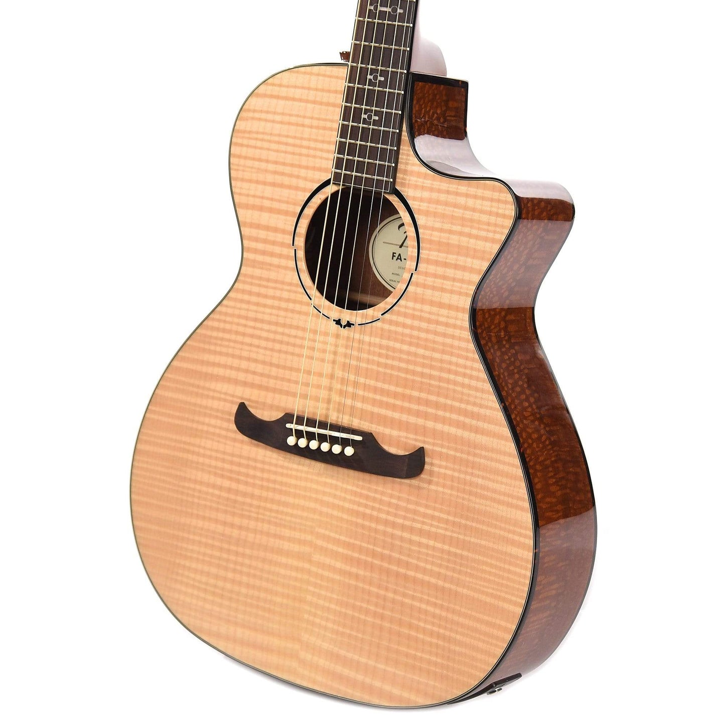 Fender FA-345CE Auditorium Acoustic Natural Acoustic Guitars / OM and Auditorium