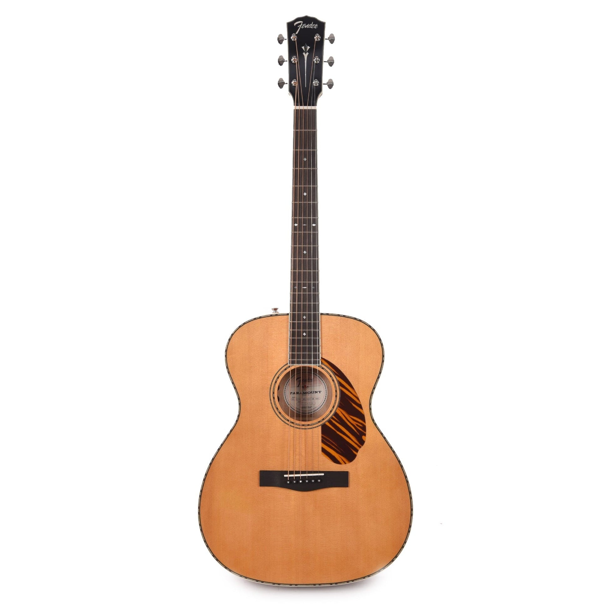 Fender Paramount PO-220E Orchestra Natural Acoustic Guitars / OM and Auditorium