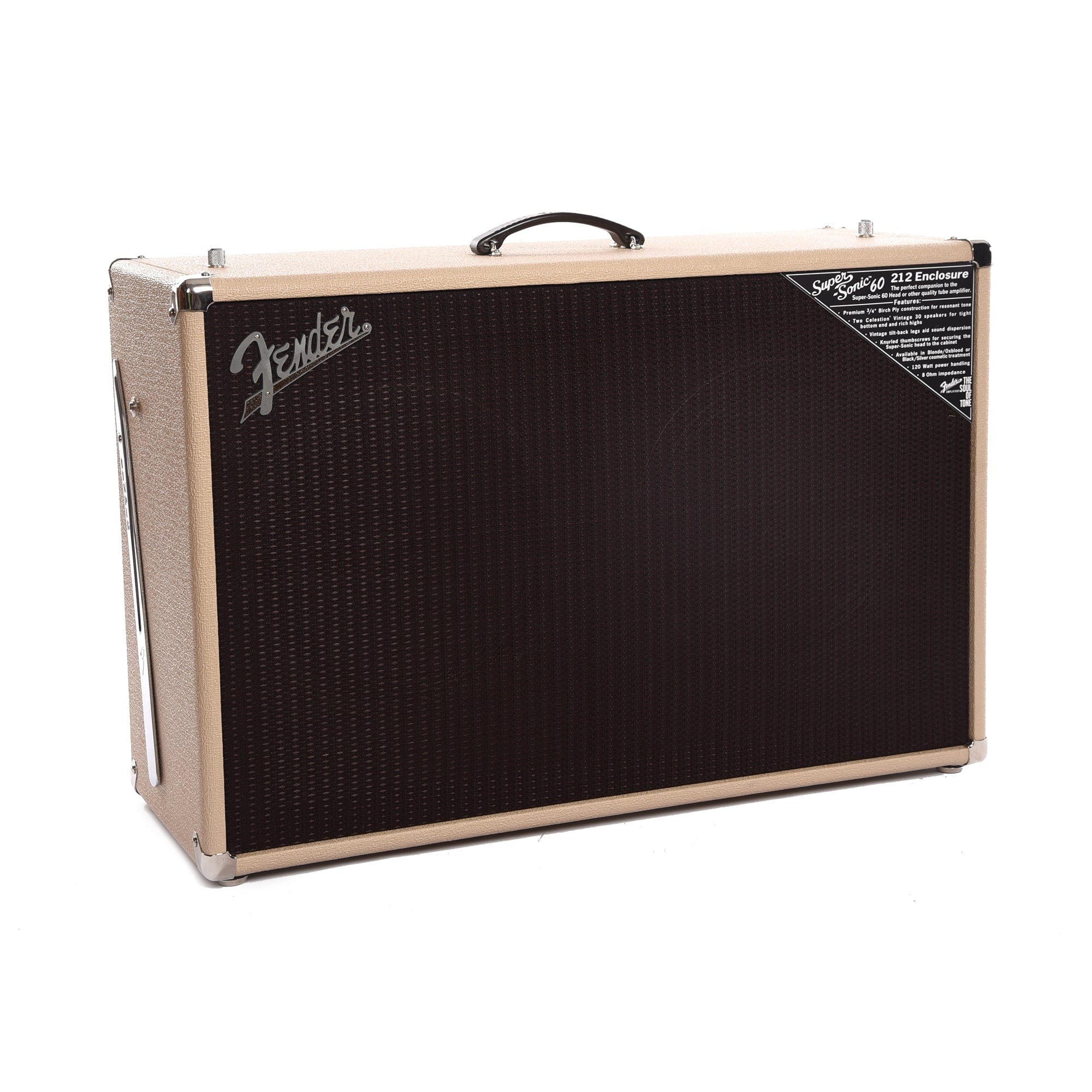 Fender Super-Sonic 60 2x12 Cabinet Blonde – Chicago Music Exchange