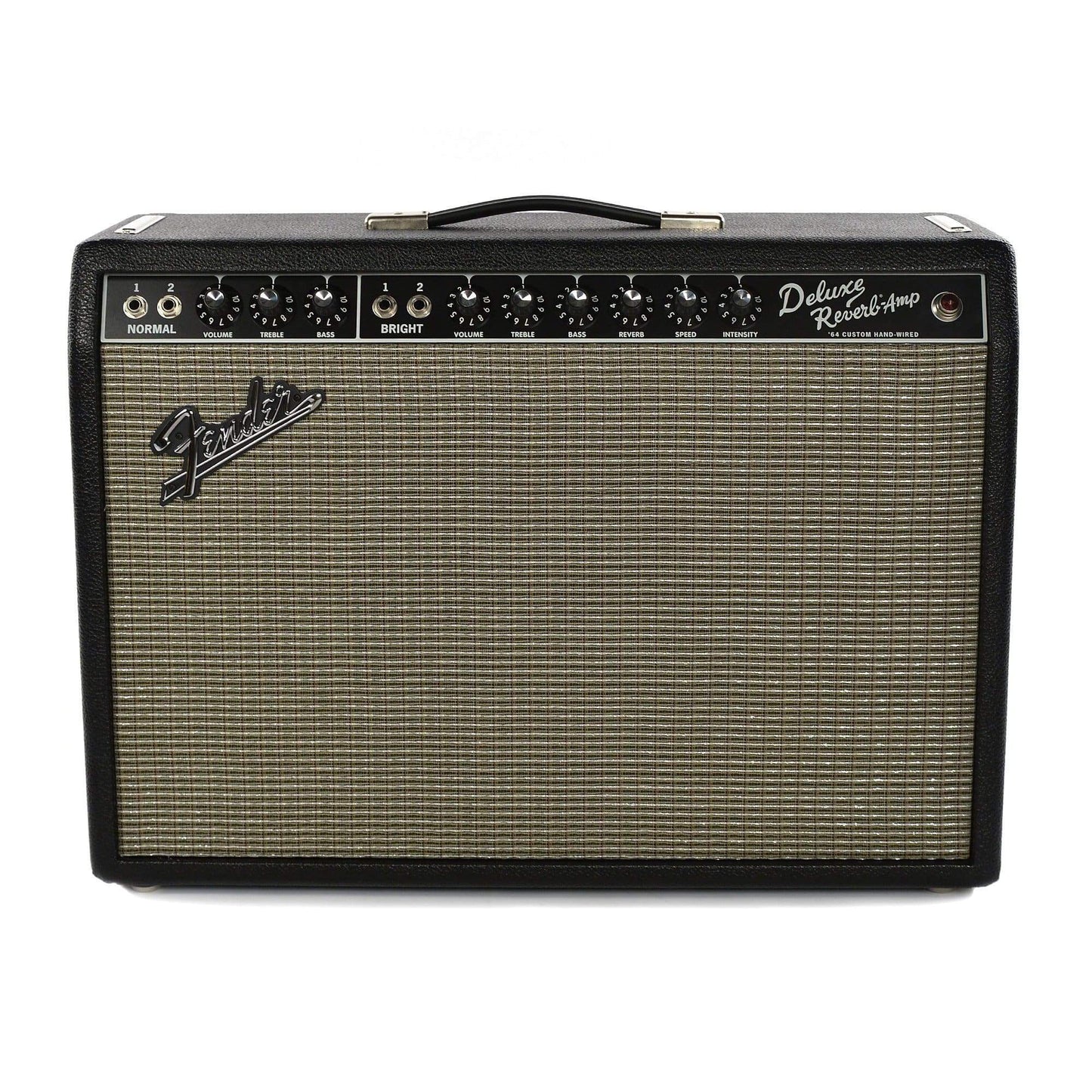 Fender '64 Custom Deluxe Reverb 1x12 Combo Amp w/Jensen C-12Q Amps / Guitar Combos