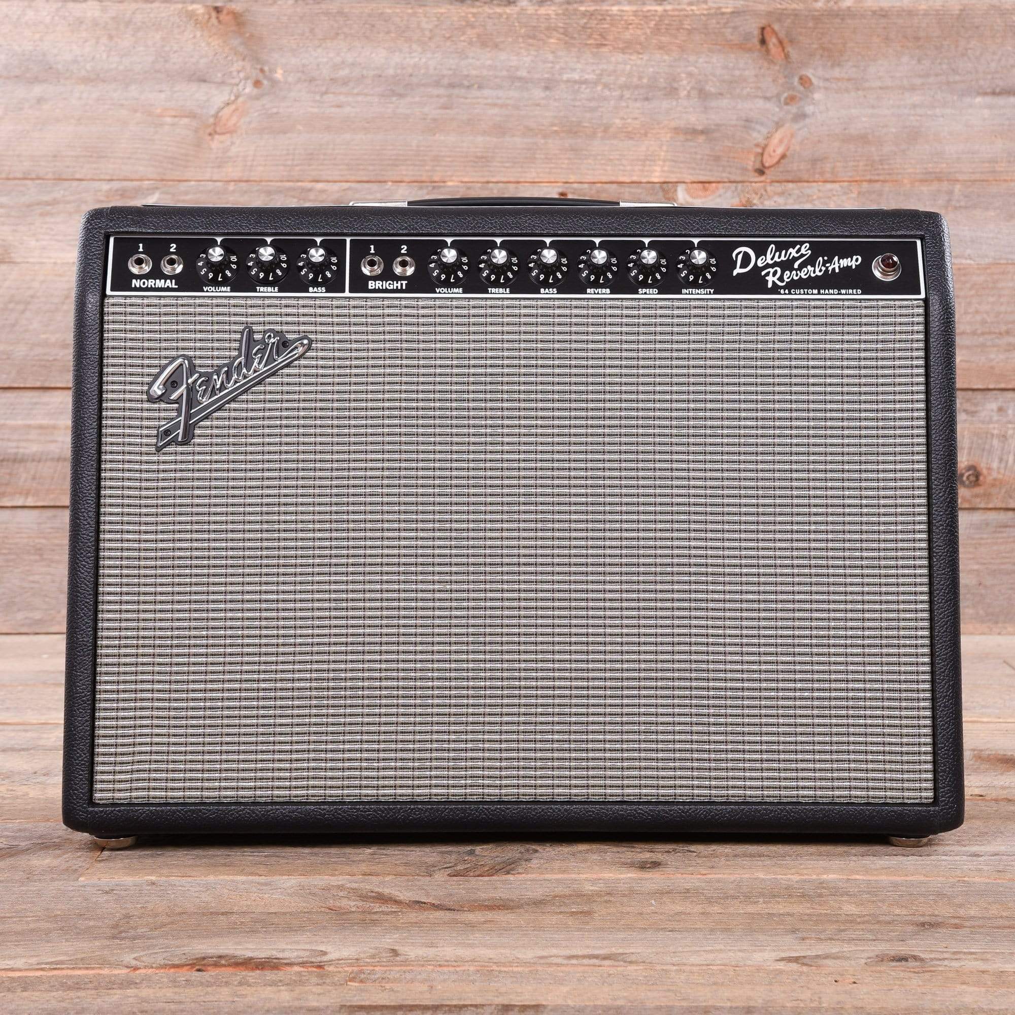 Fender '64 Custom Deluxe Reverb 1x12 Combo Amp w/Jensen C-12Q Amps / Guitar Combos